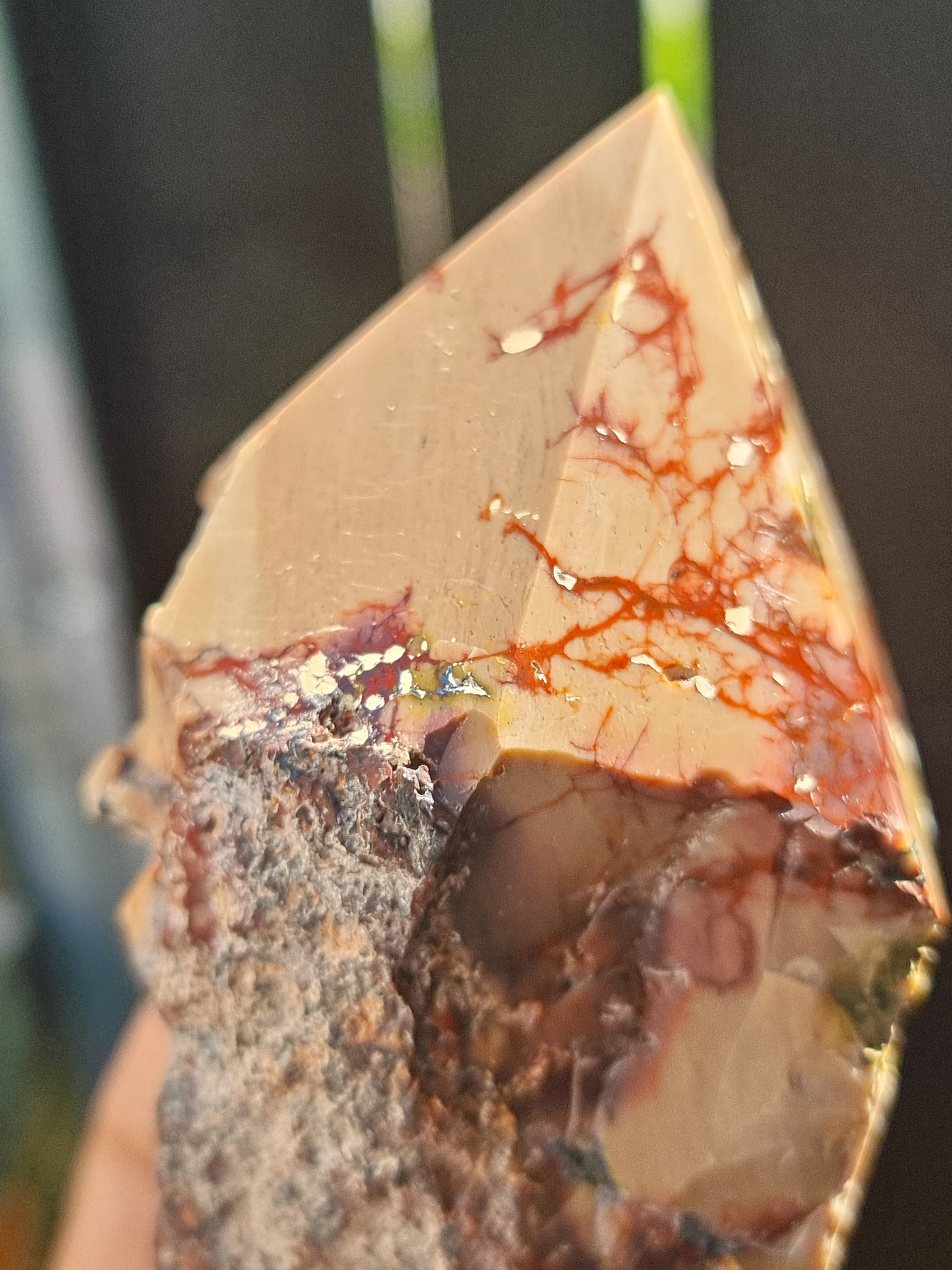 Mookaite Jasper Rough Tip Point