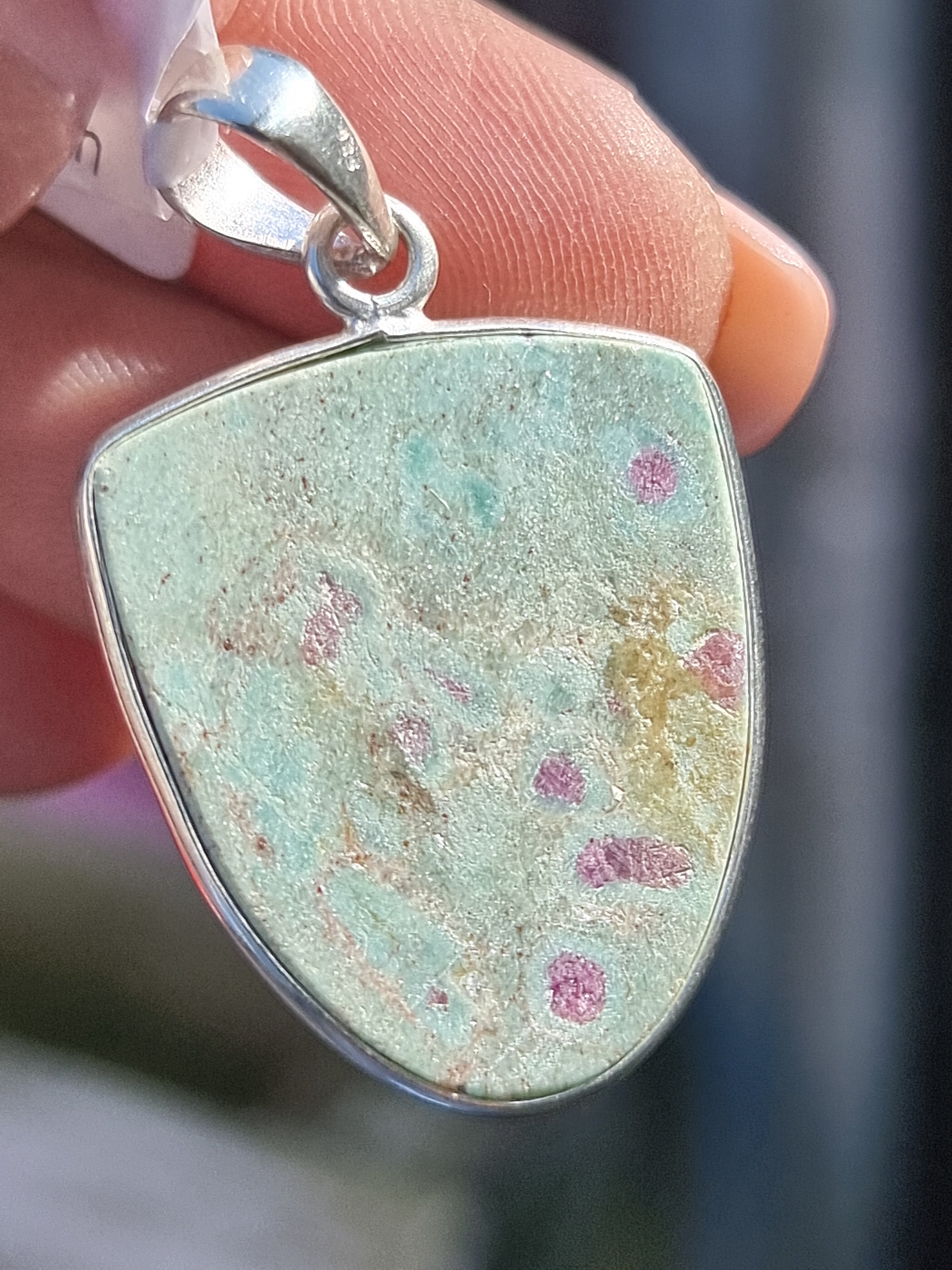 Ruby In Fuchsite Pendant