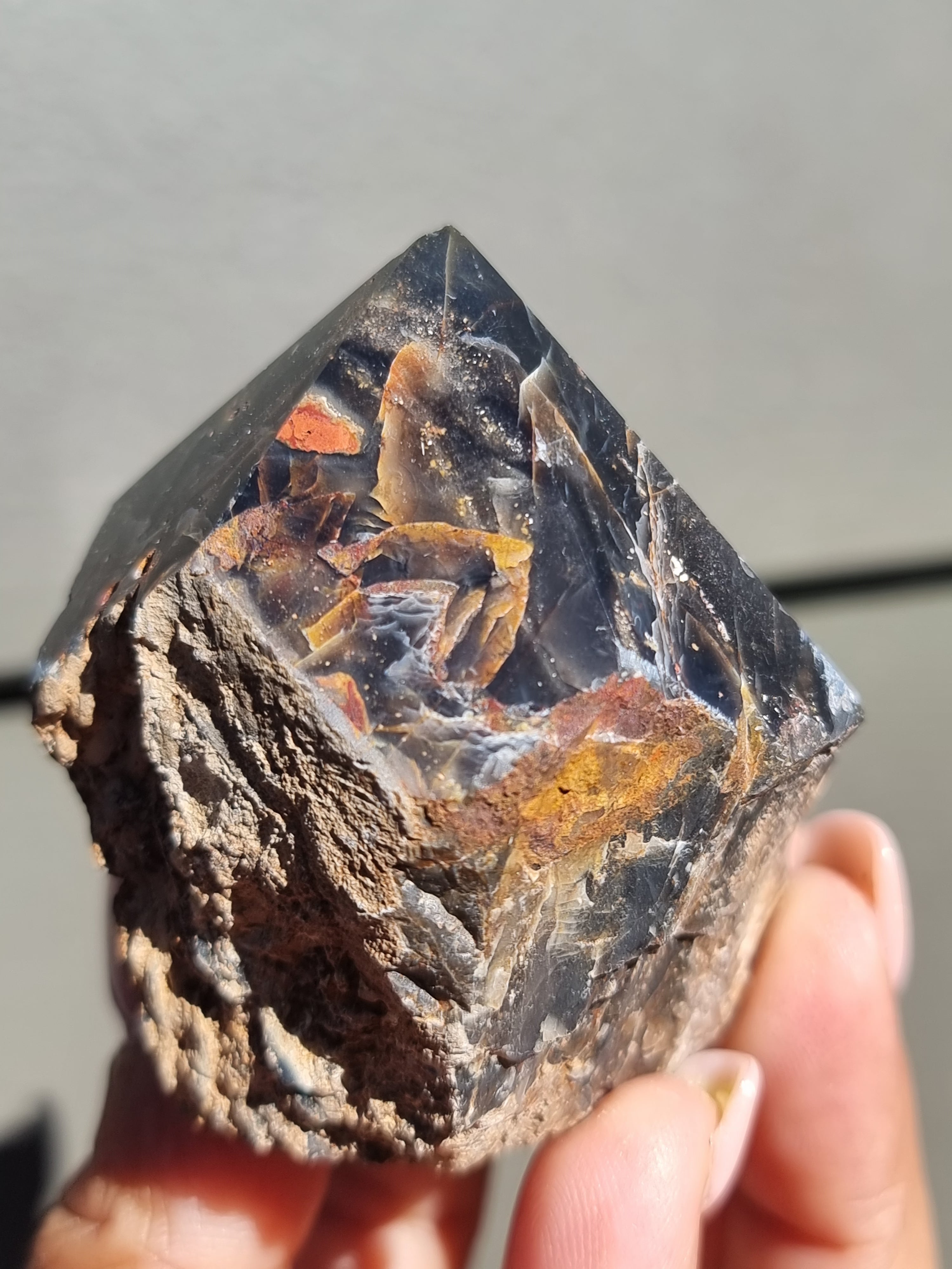 Black Onyx Rough Cut Tower