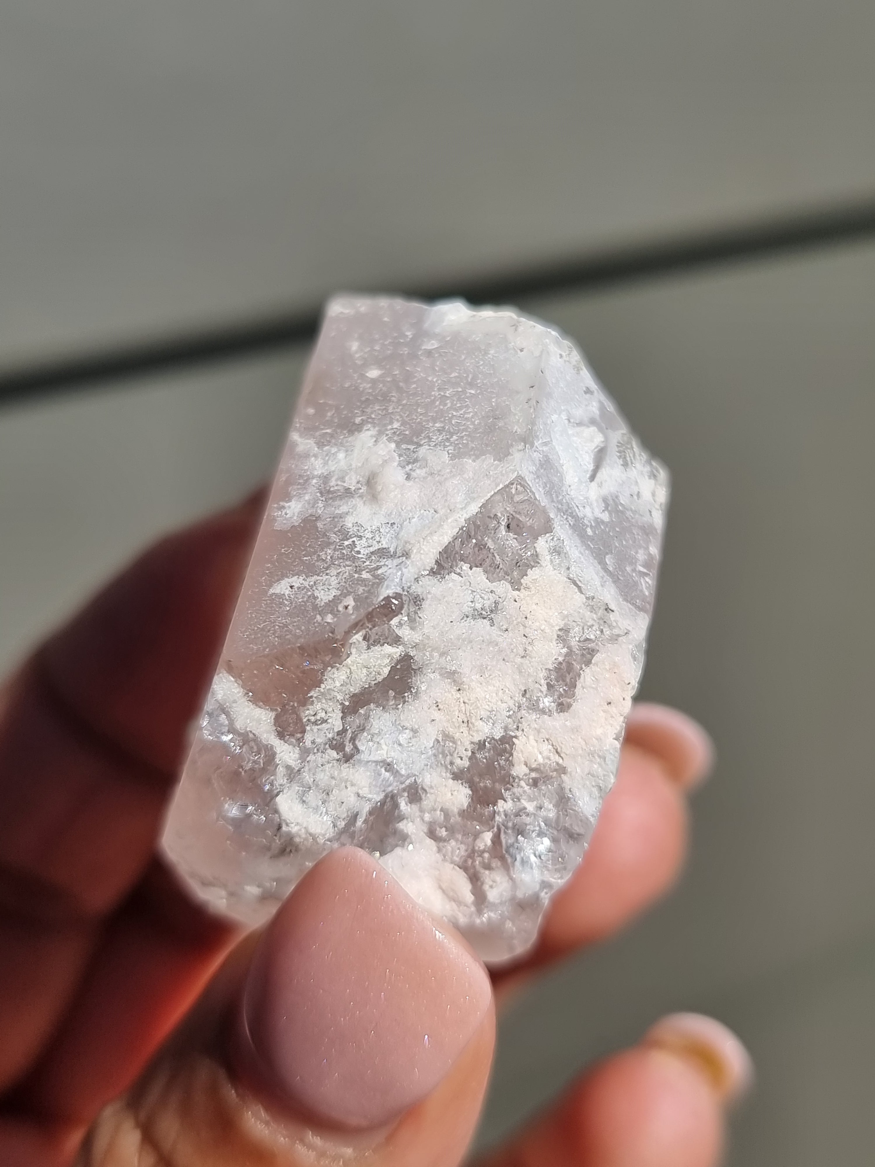 Morganite Semi Polished Cut Rough