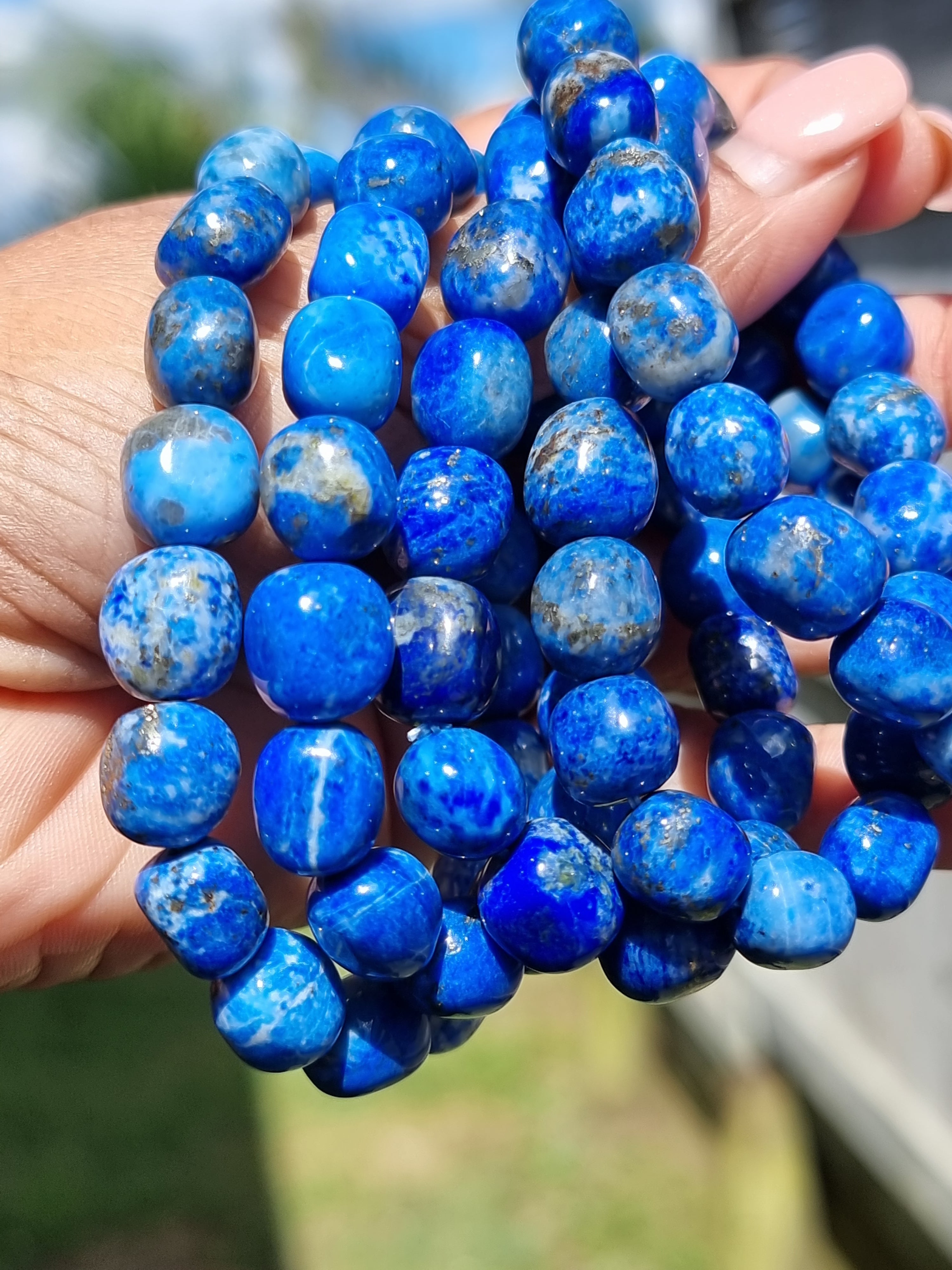 Lapis Lazuli Tumble Bracelet
