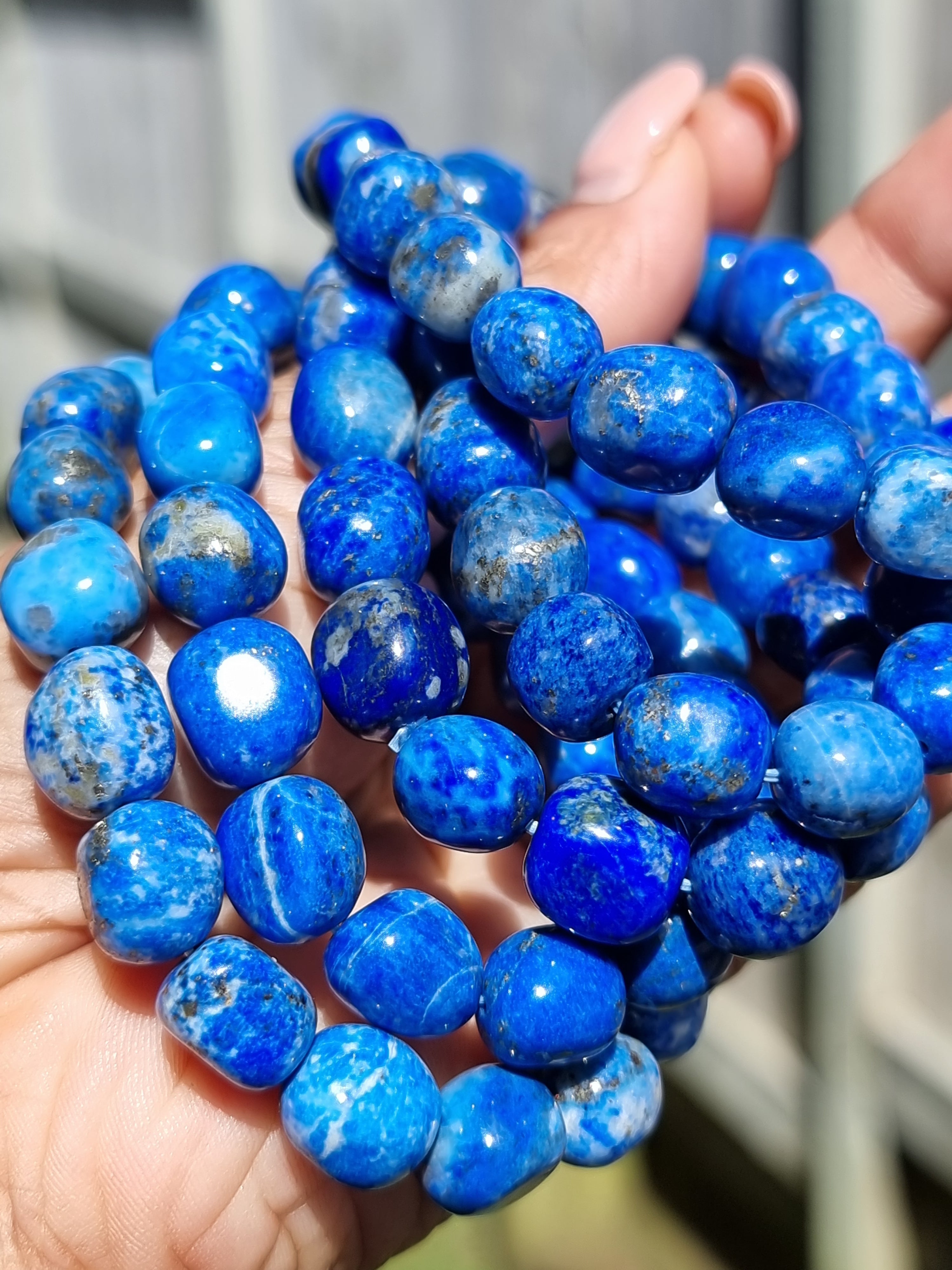 Lapis Lazuli Tumble Bracelet
