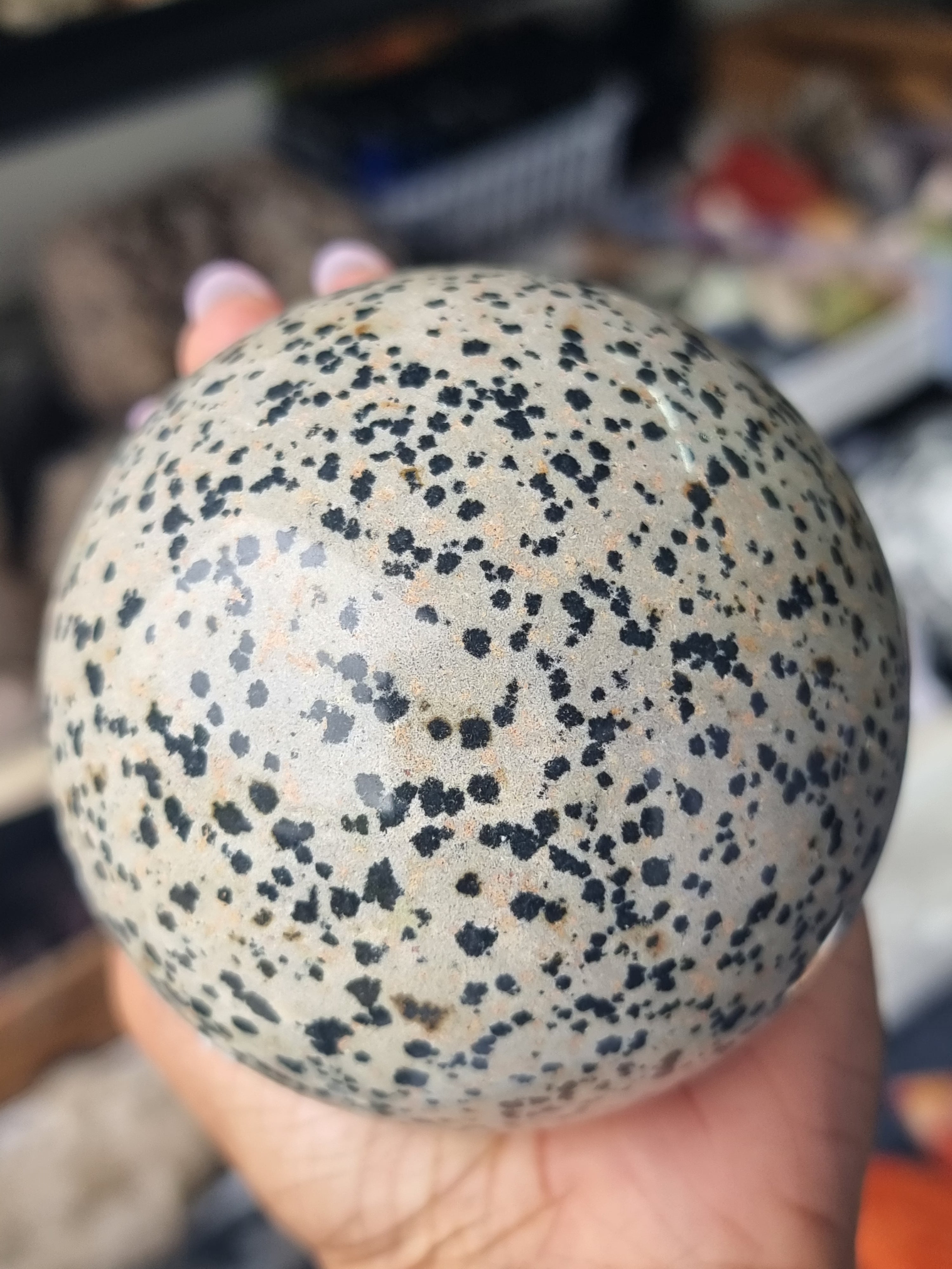 Dalmatian Jasper Sphere