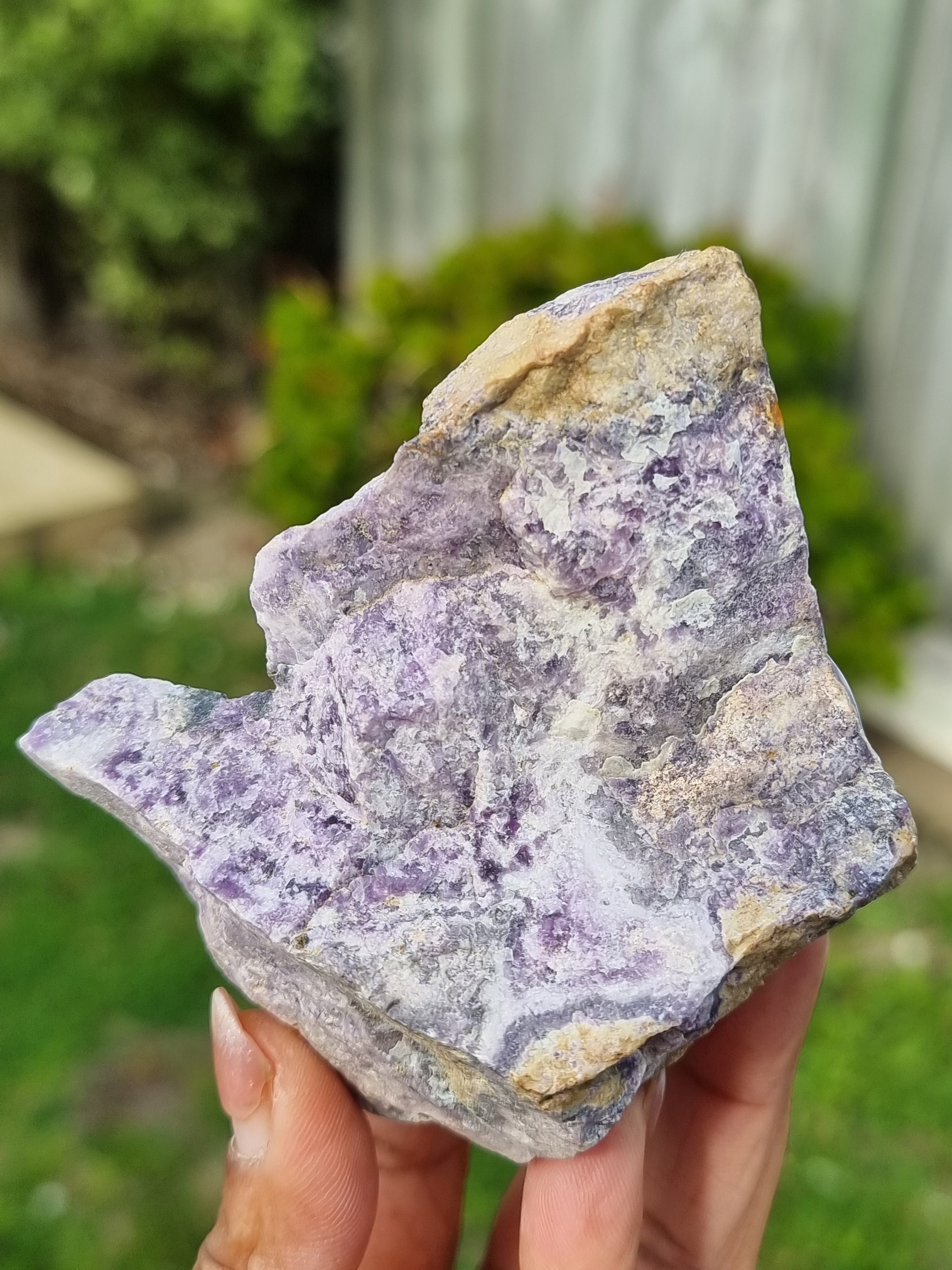 Fluorite with Dolomite Rough