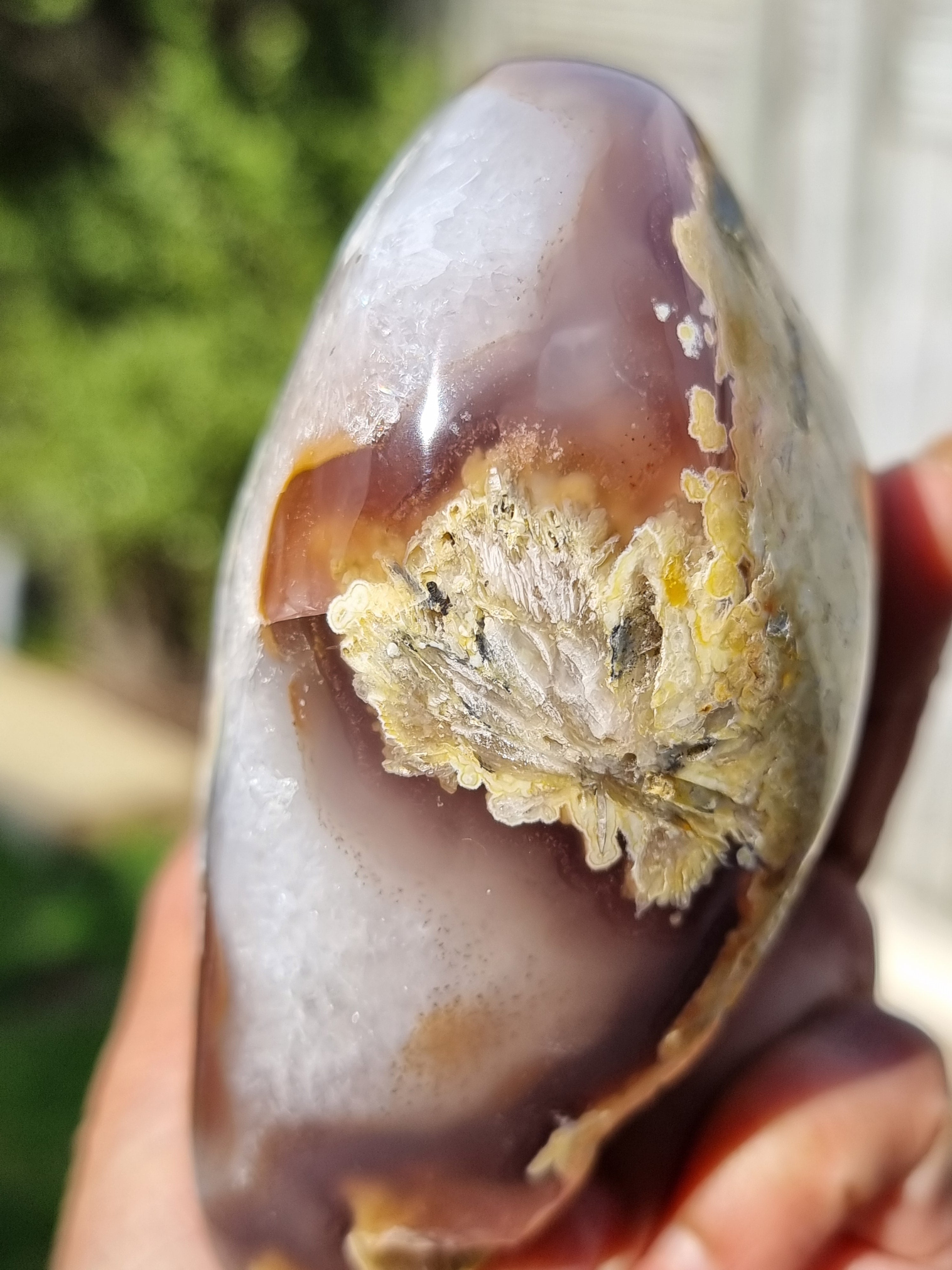 Druzy Agate Heart