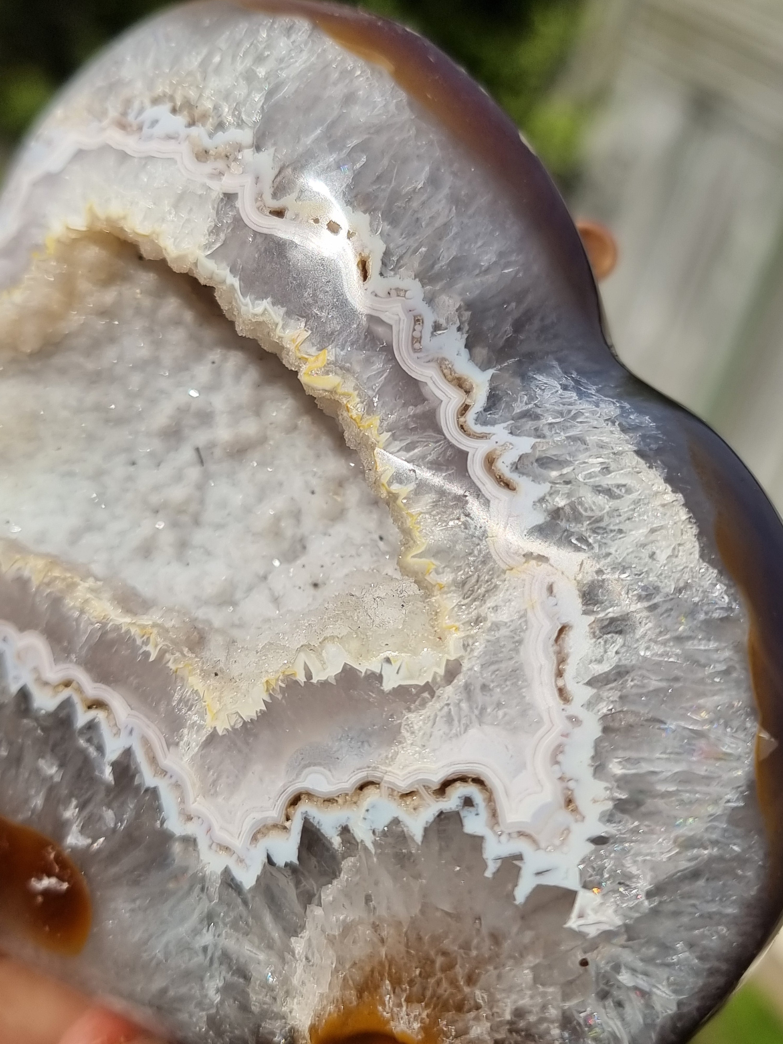 Druzy Agate Heart