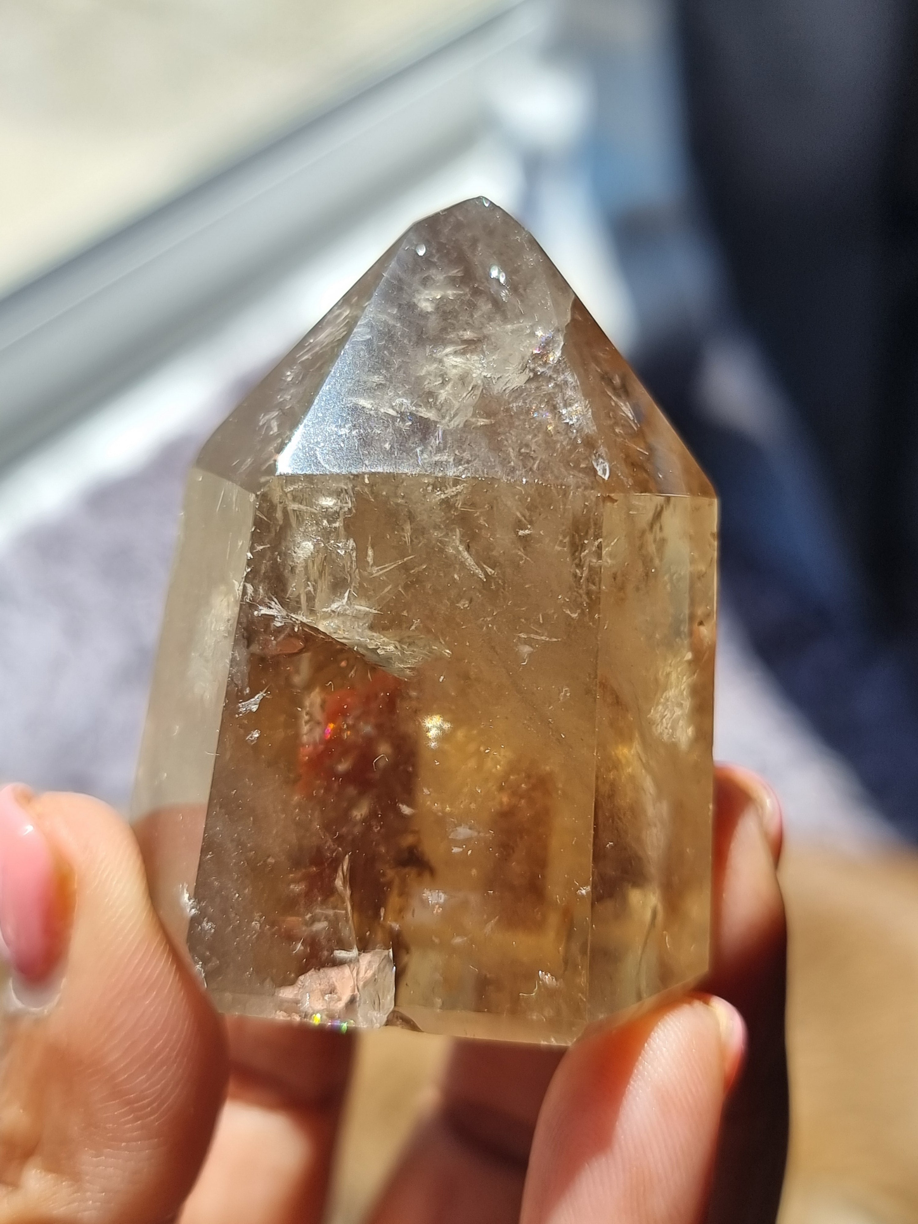 Natural Citrine Point