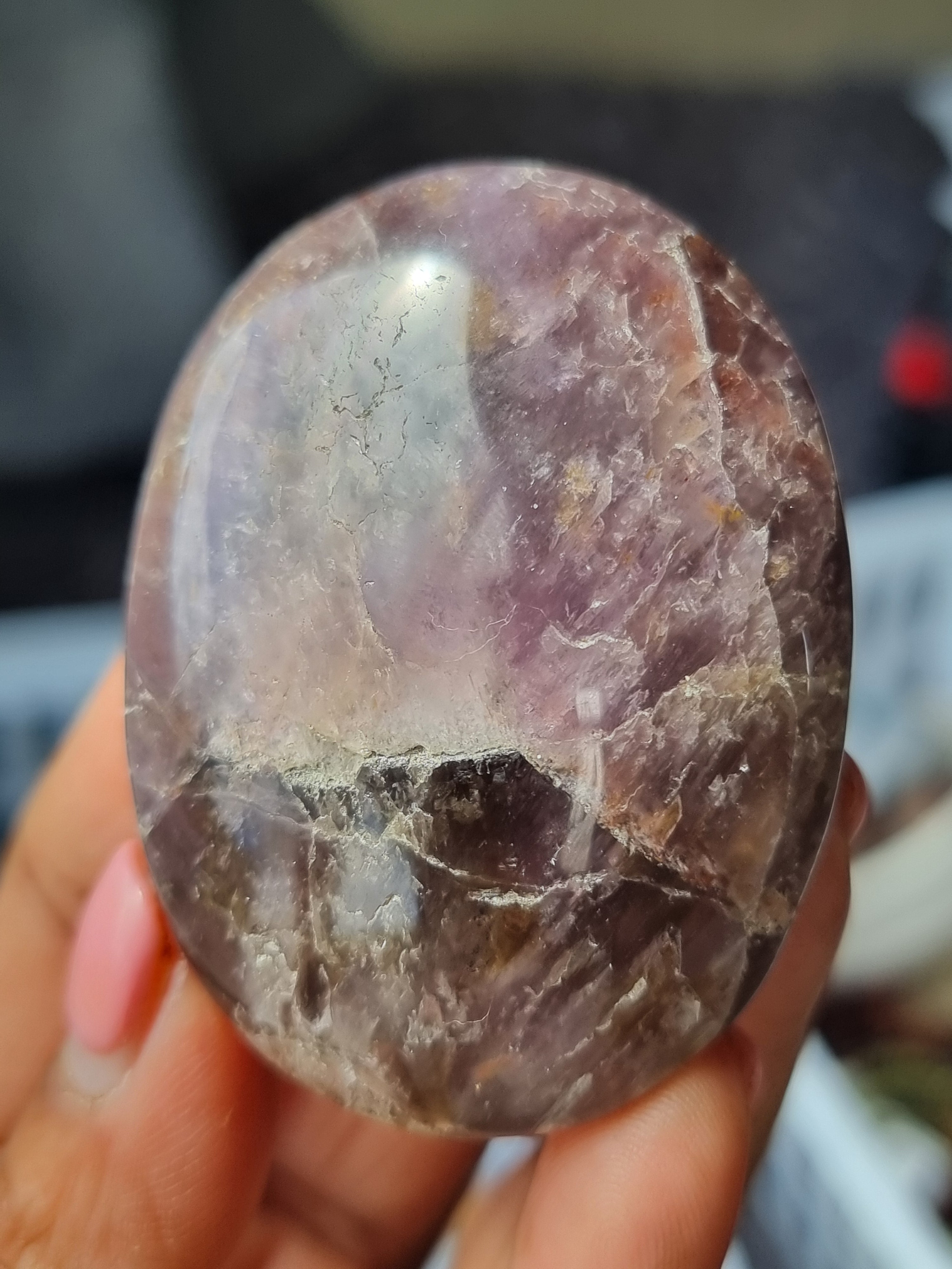 Super Seven Palm Stone