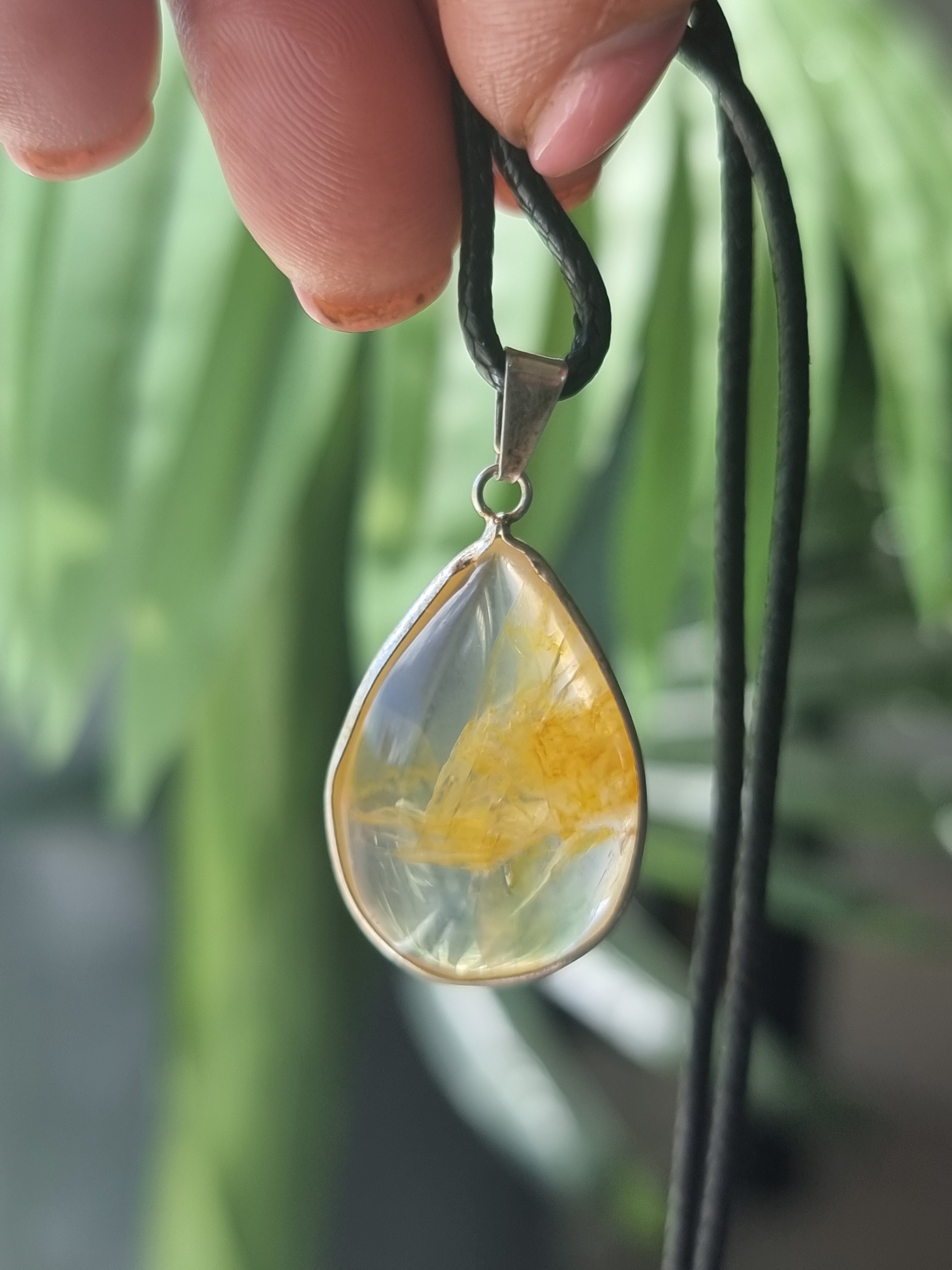Golden Healer Quartz Pendant