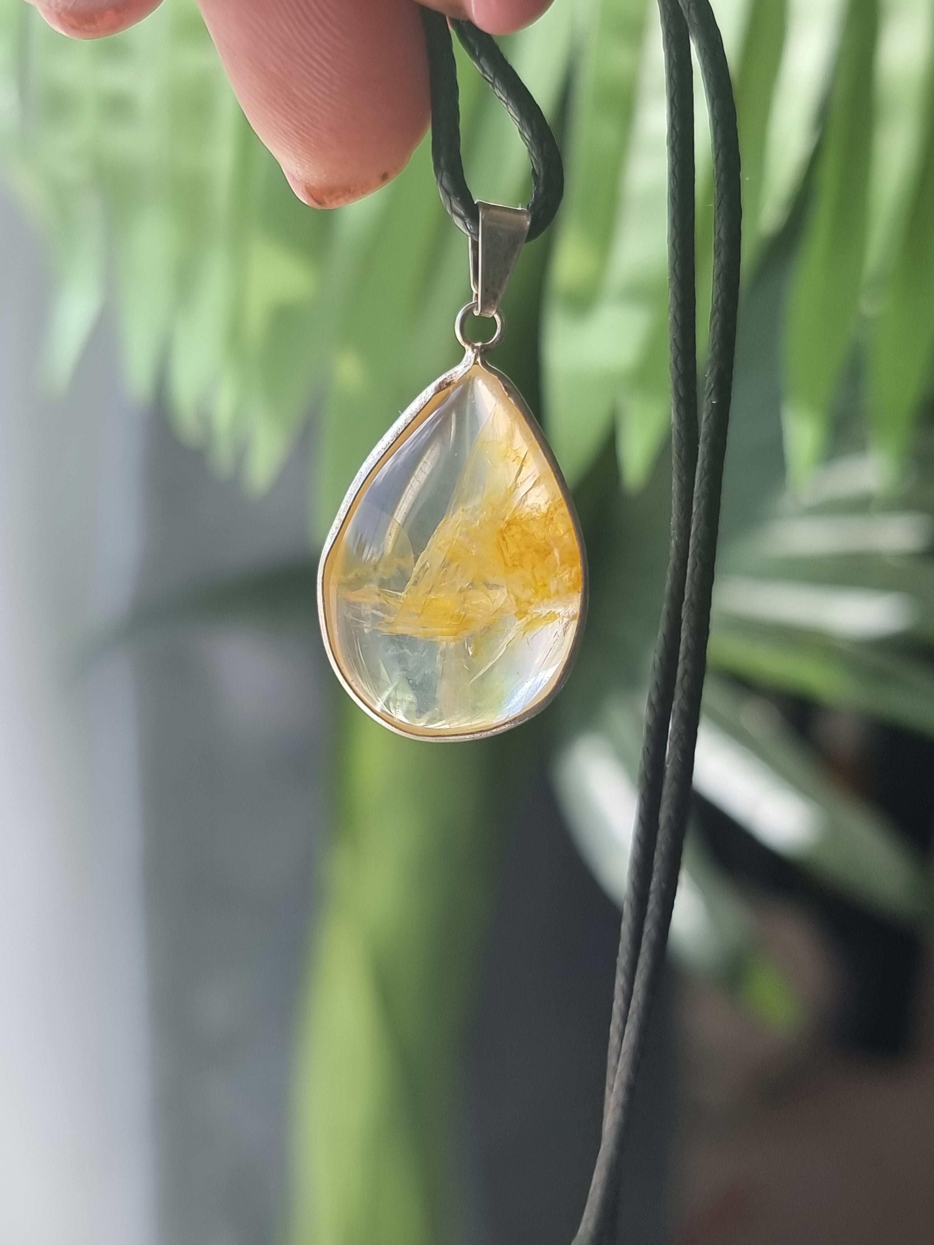 Golden Healer Quartz Pendant