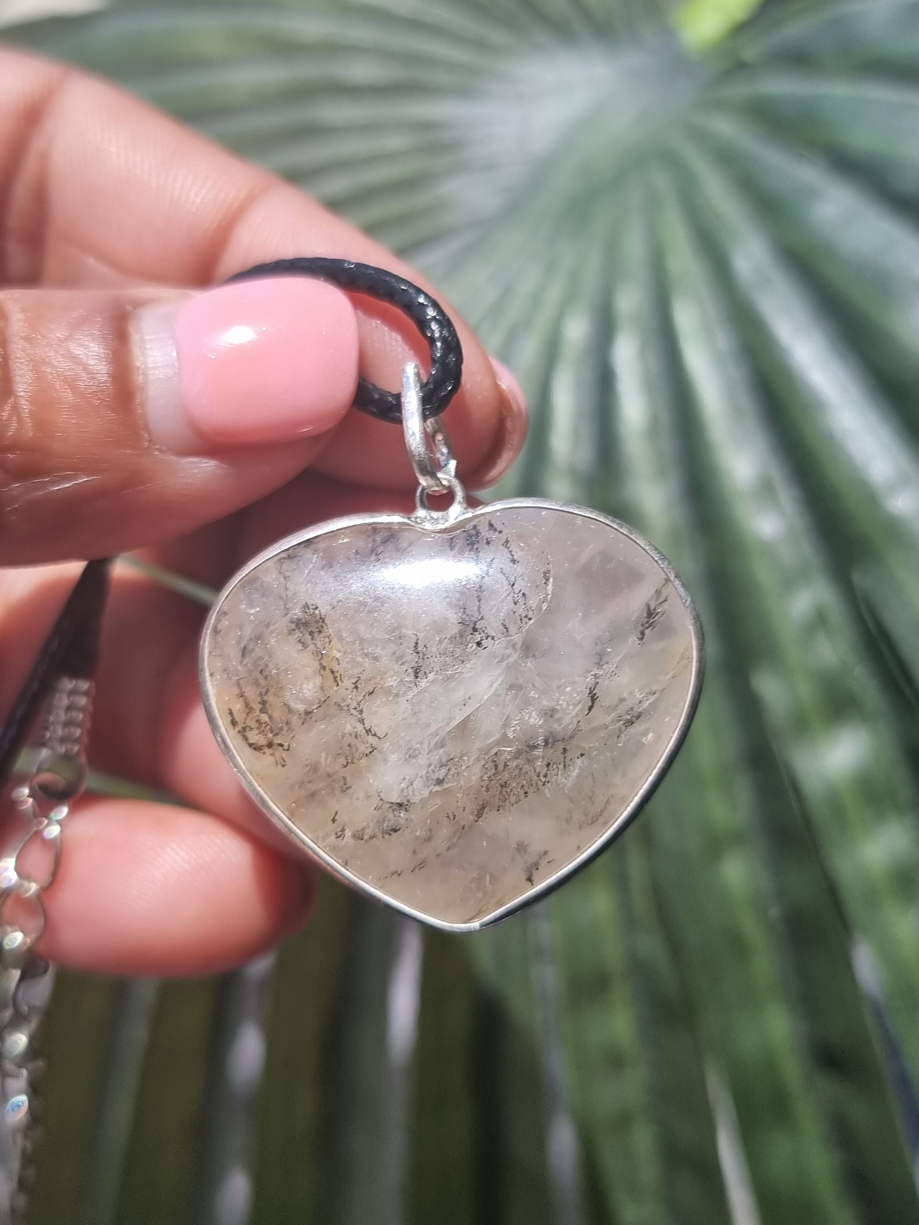 Dendritic Golden Healer Quartz Pendant
