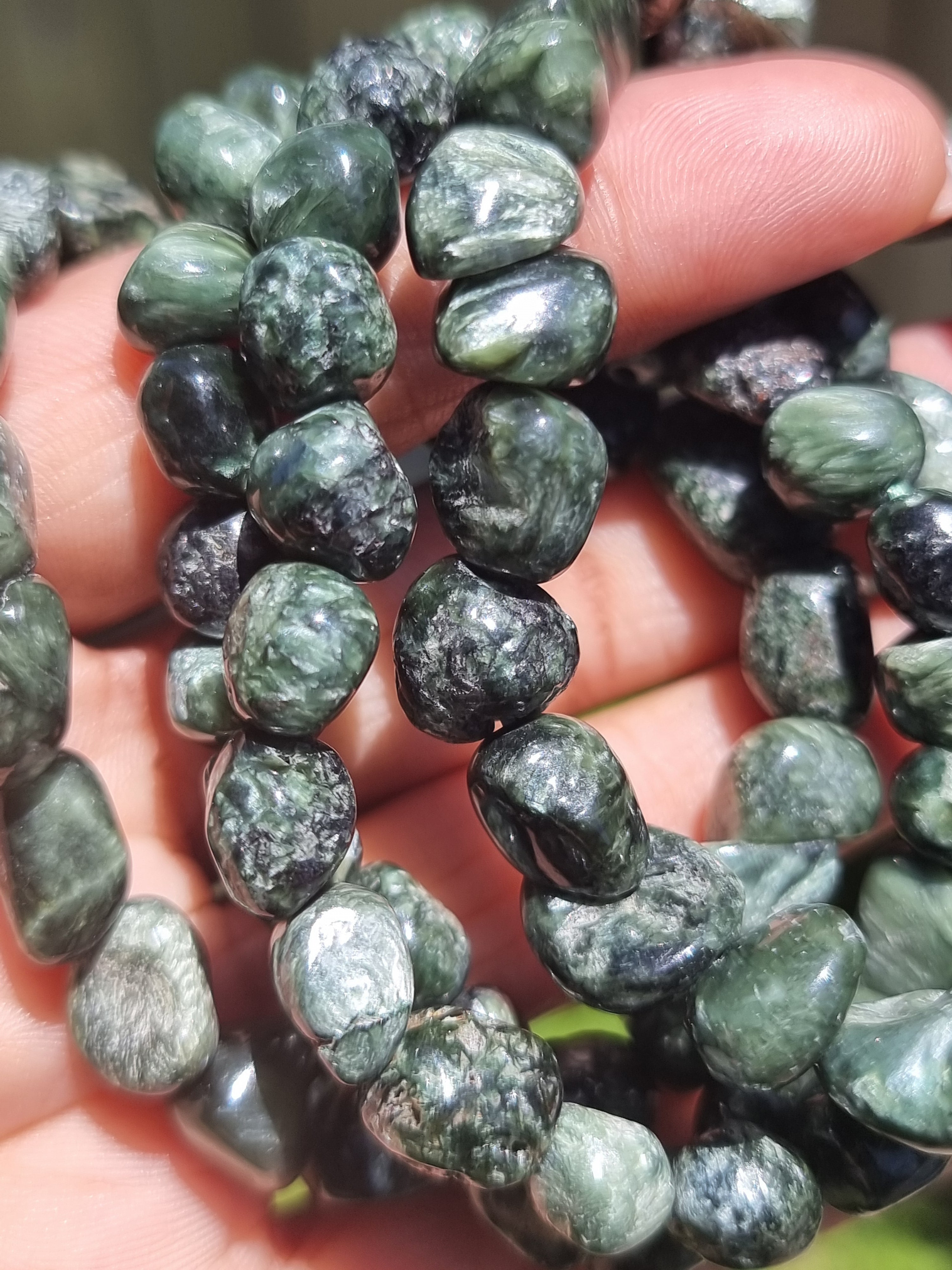 Seraphinite Tumble Bracelet