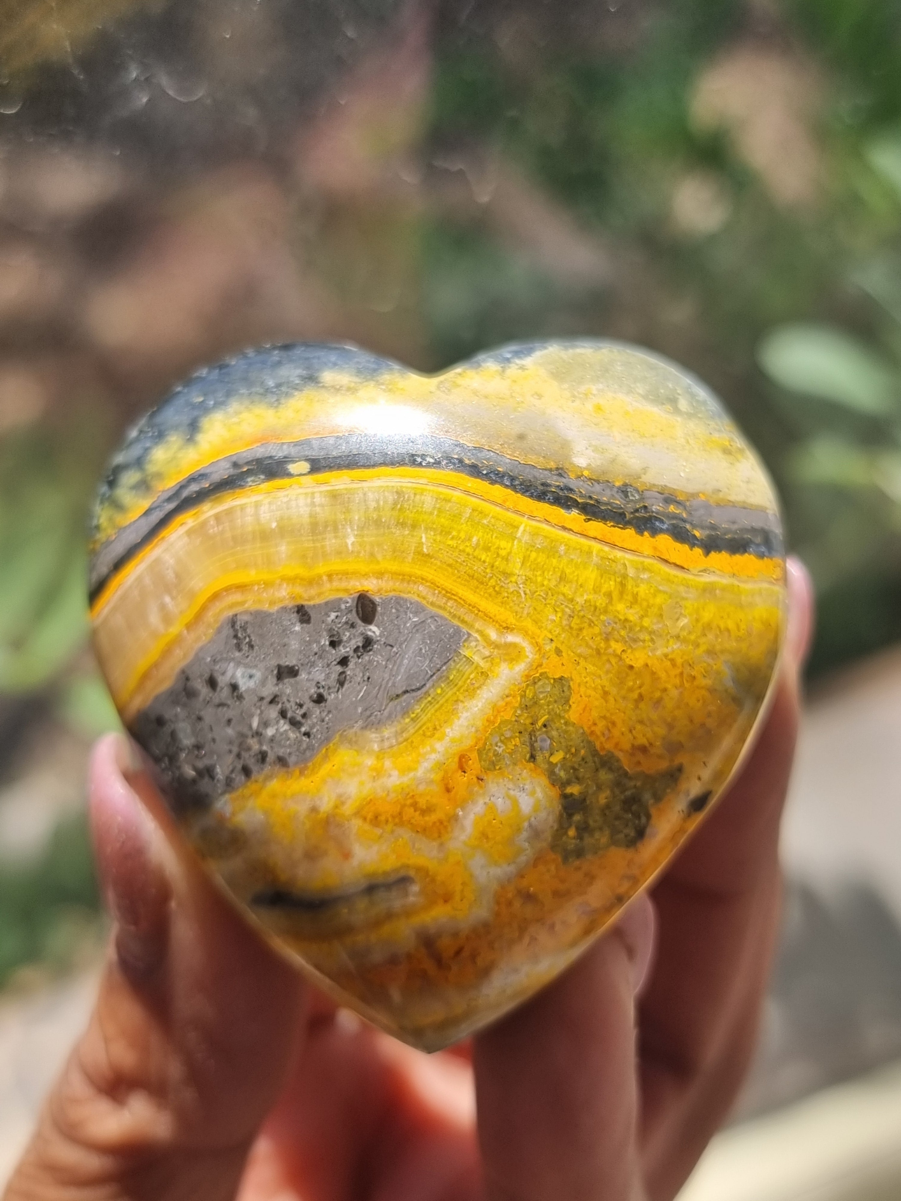 Bumblebee Jasper Heart