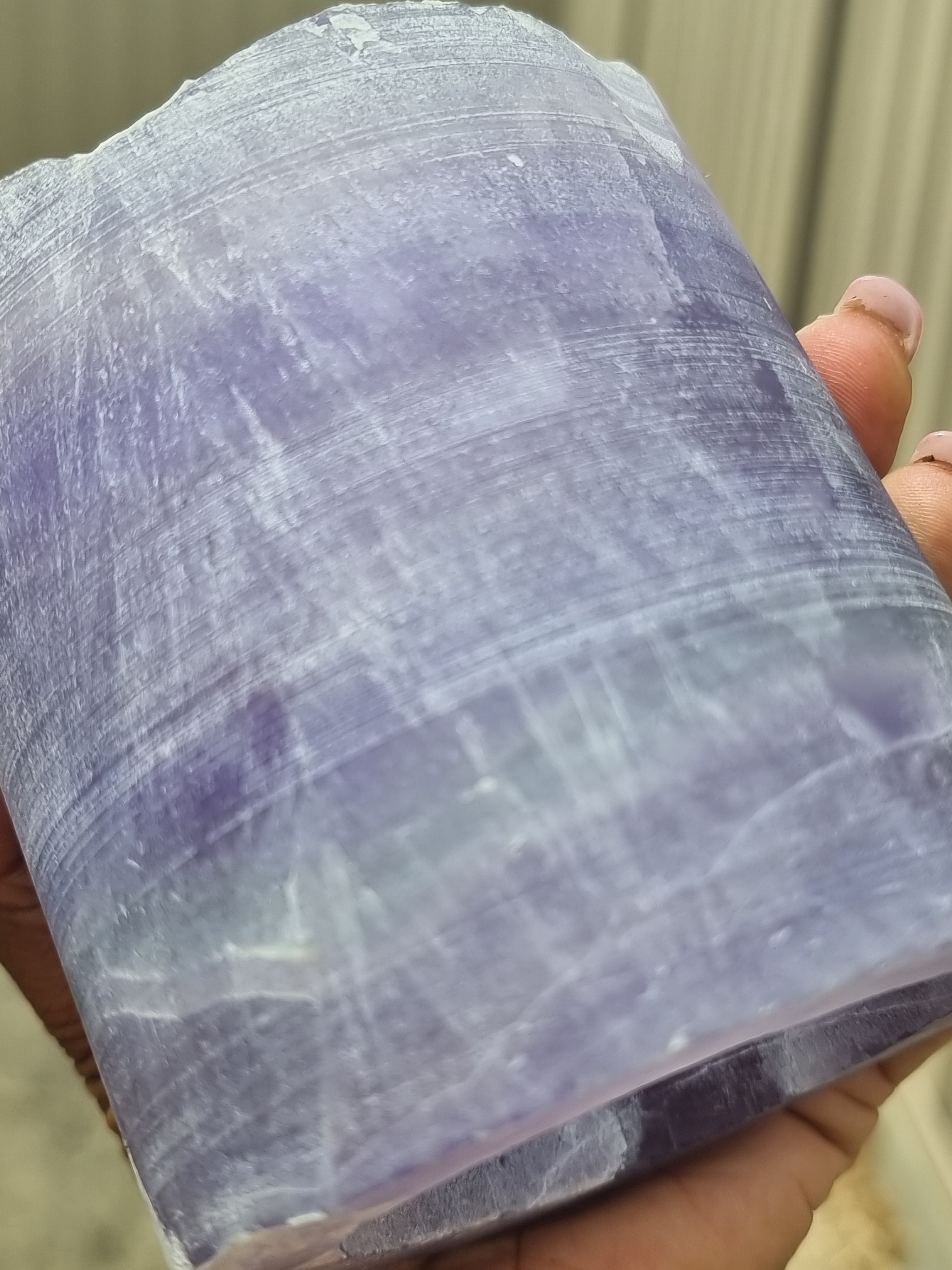 Lavender Fluorite Lamp