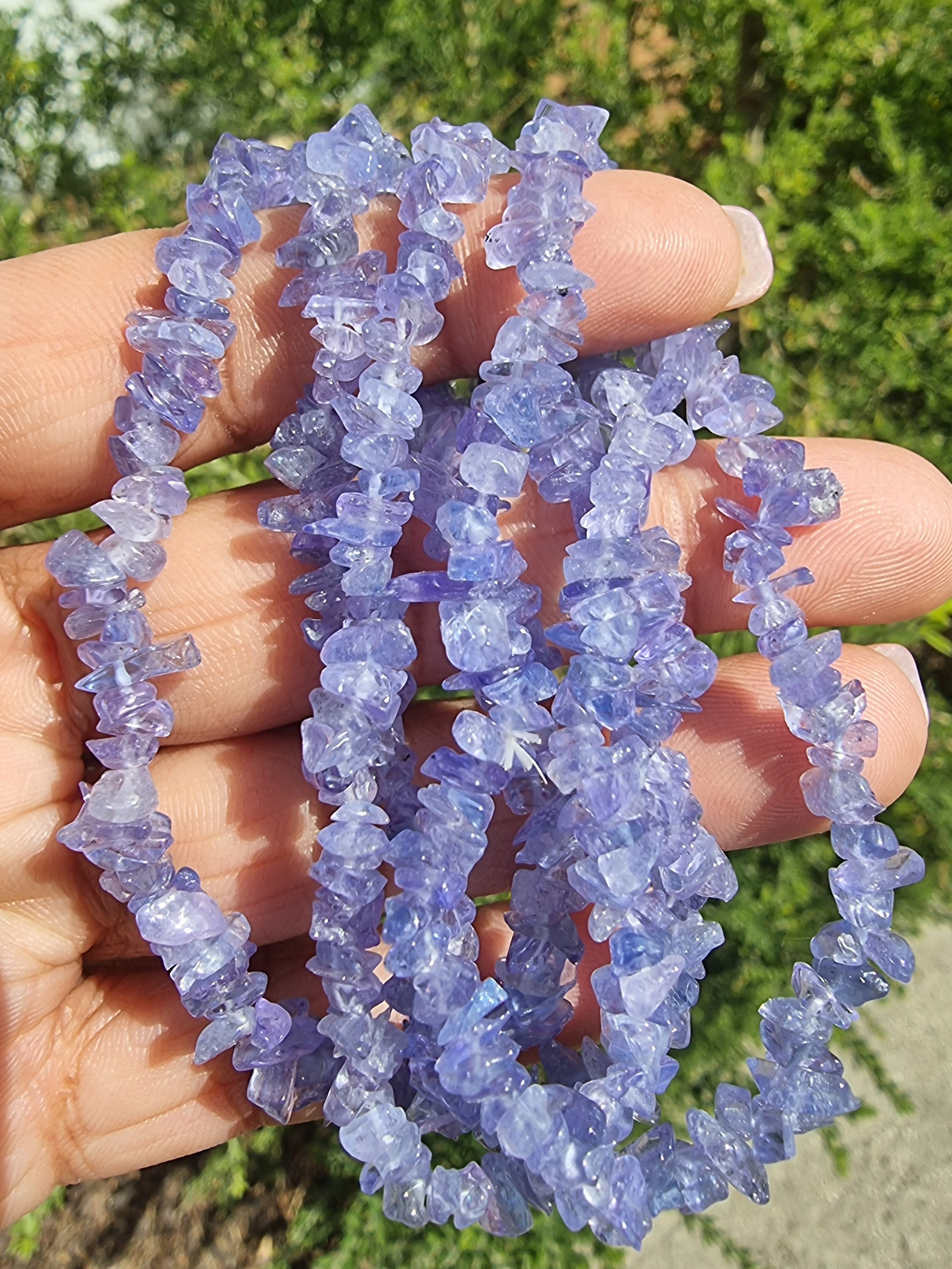 Tanzanite Chip Bracelet