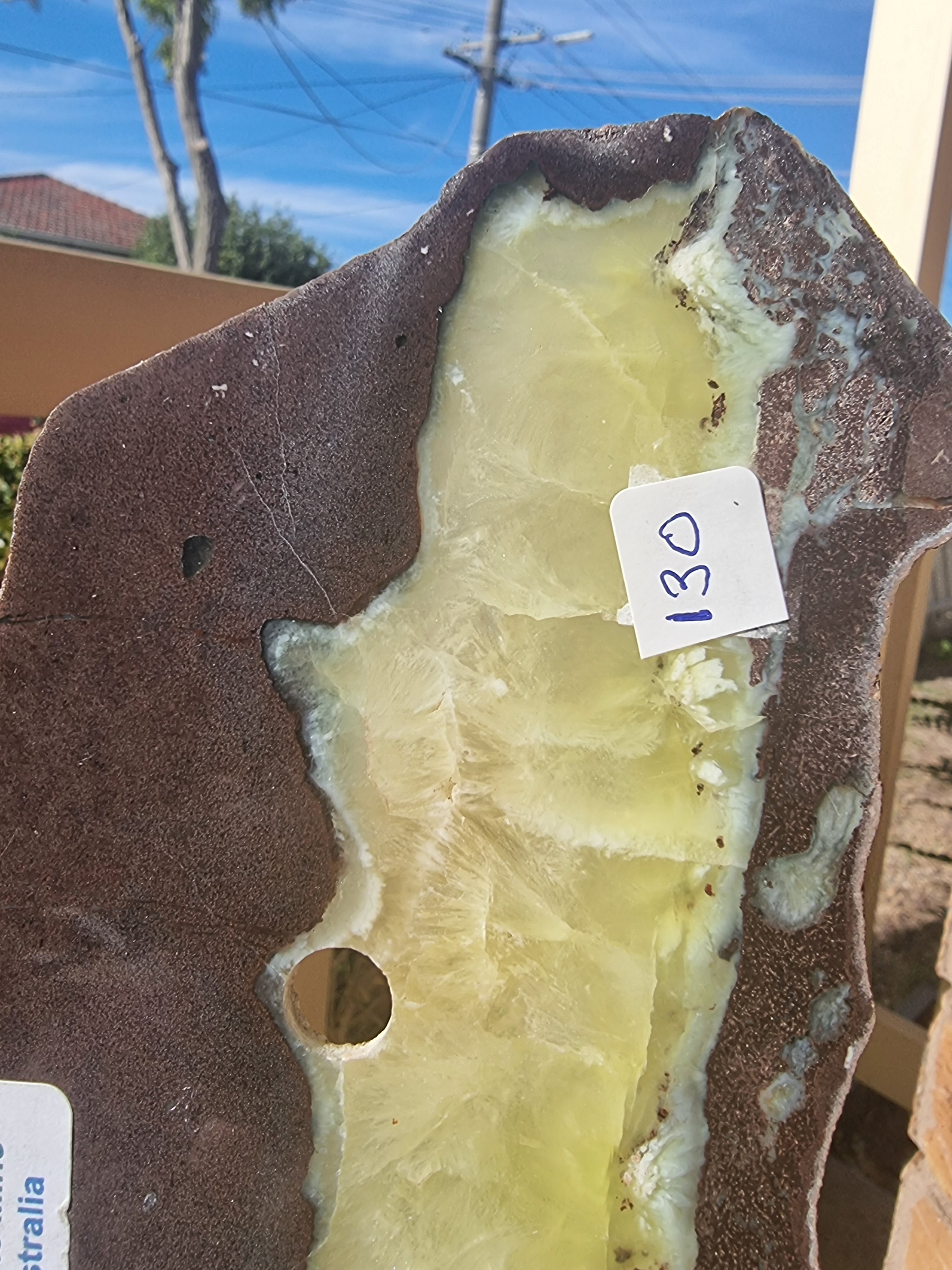 Prehnite Rough Slab