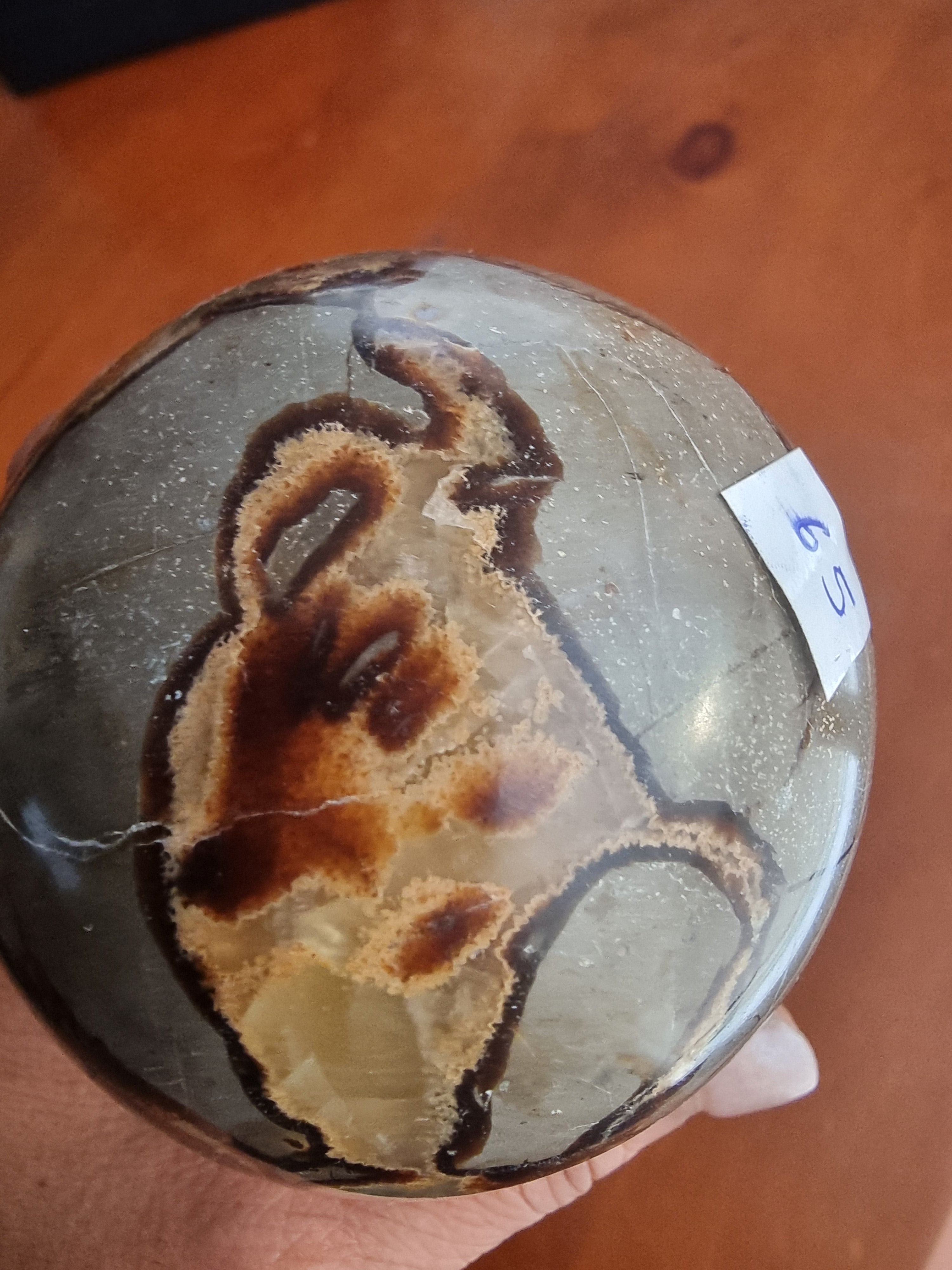 Septarian Stone Polished Sphere
