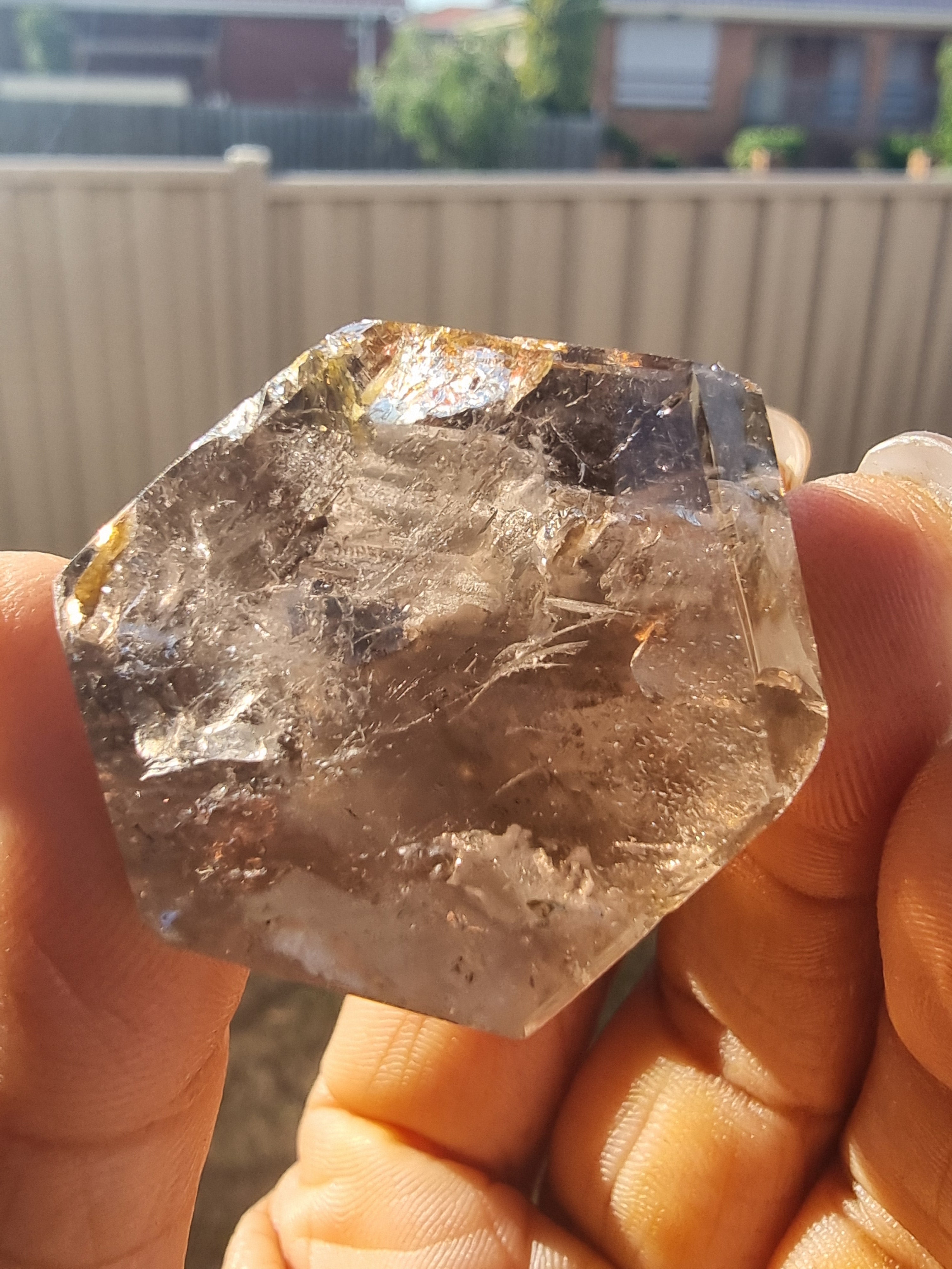 Smoky Garden Quartz Point