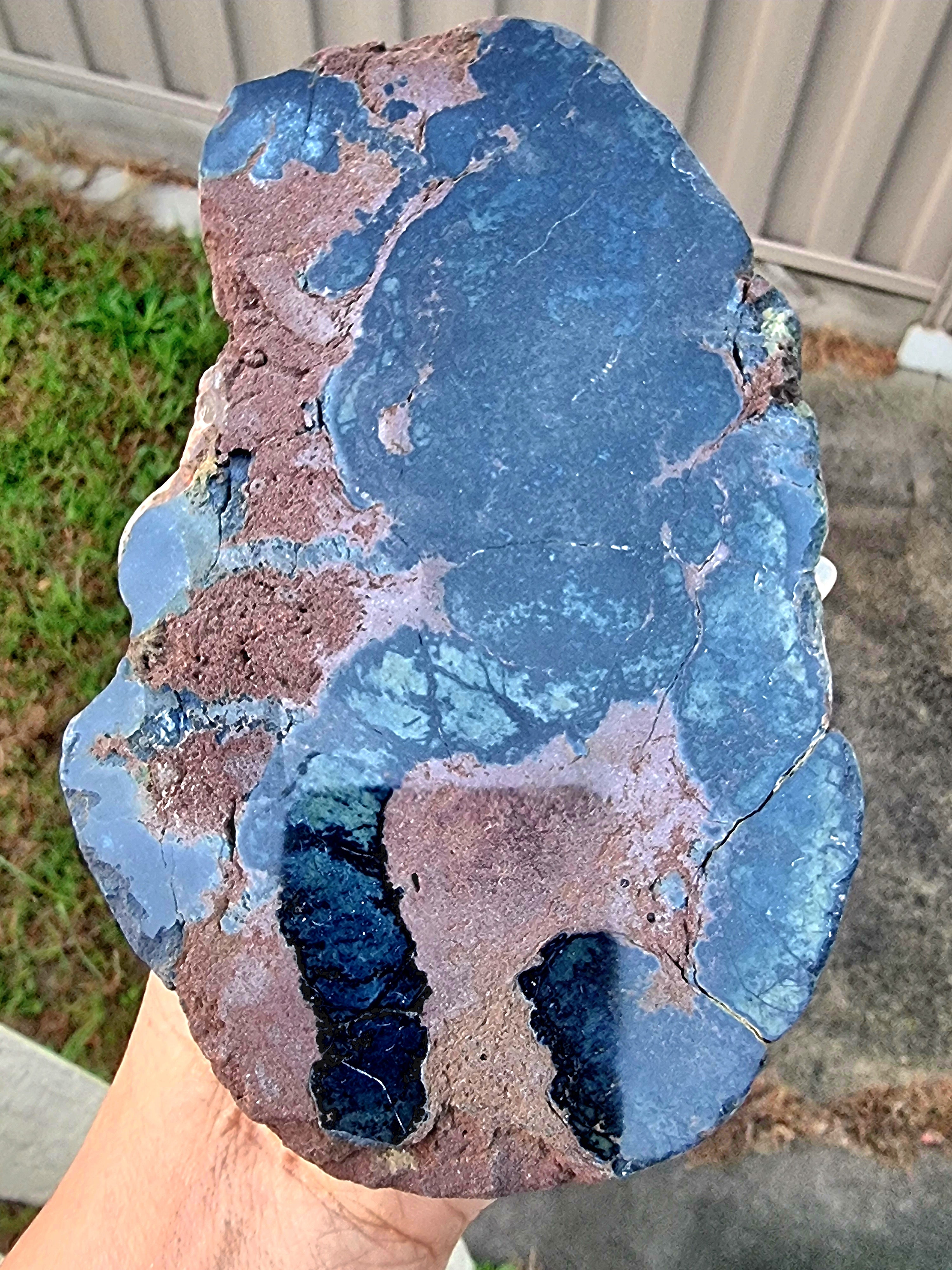 Vivianite Polished in Matrix