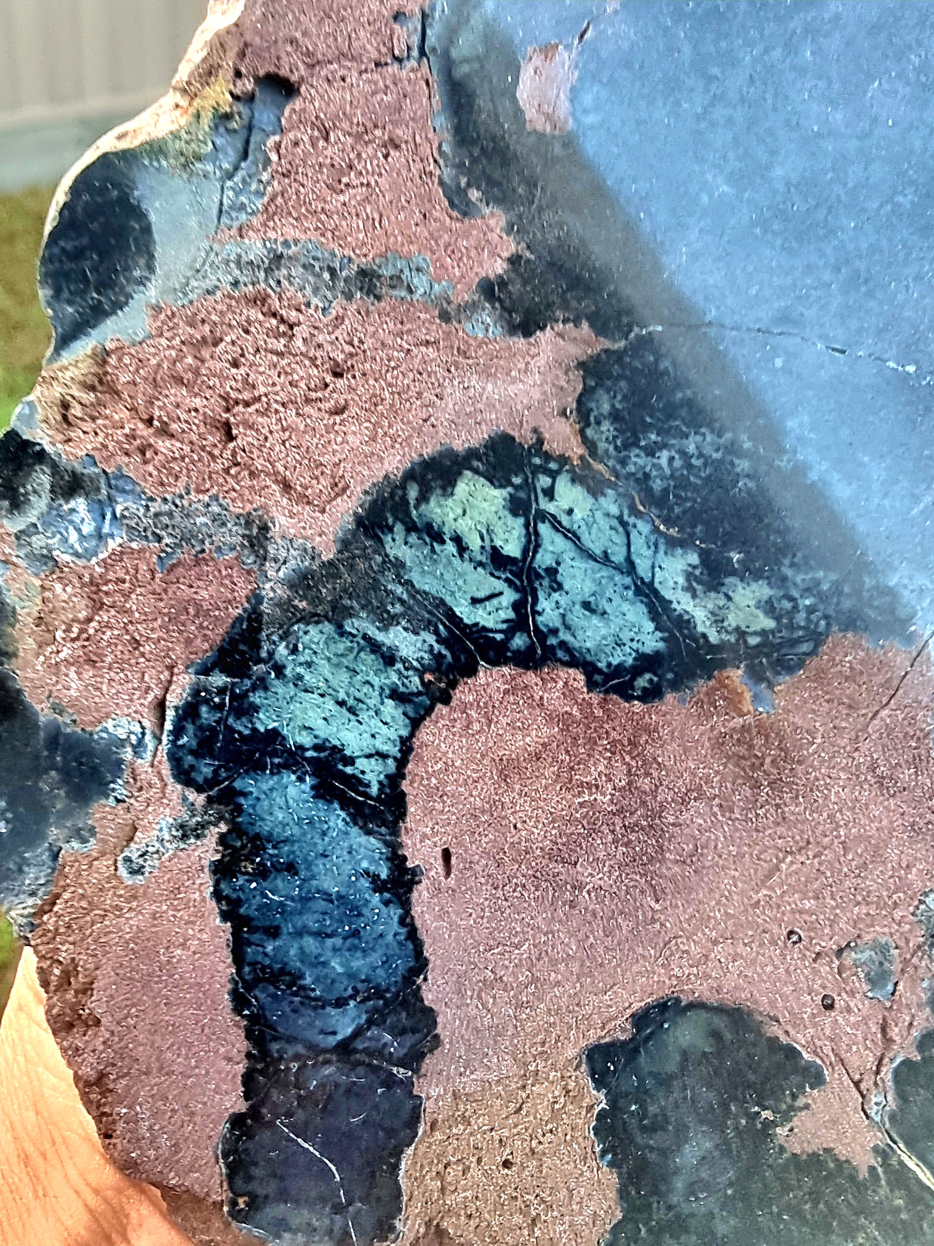 Vivianite Polished in Matrix
