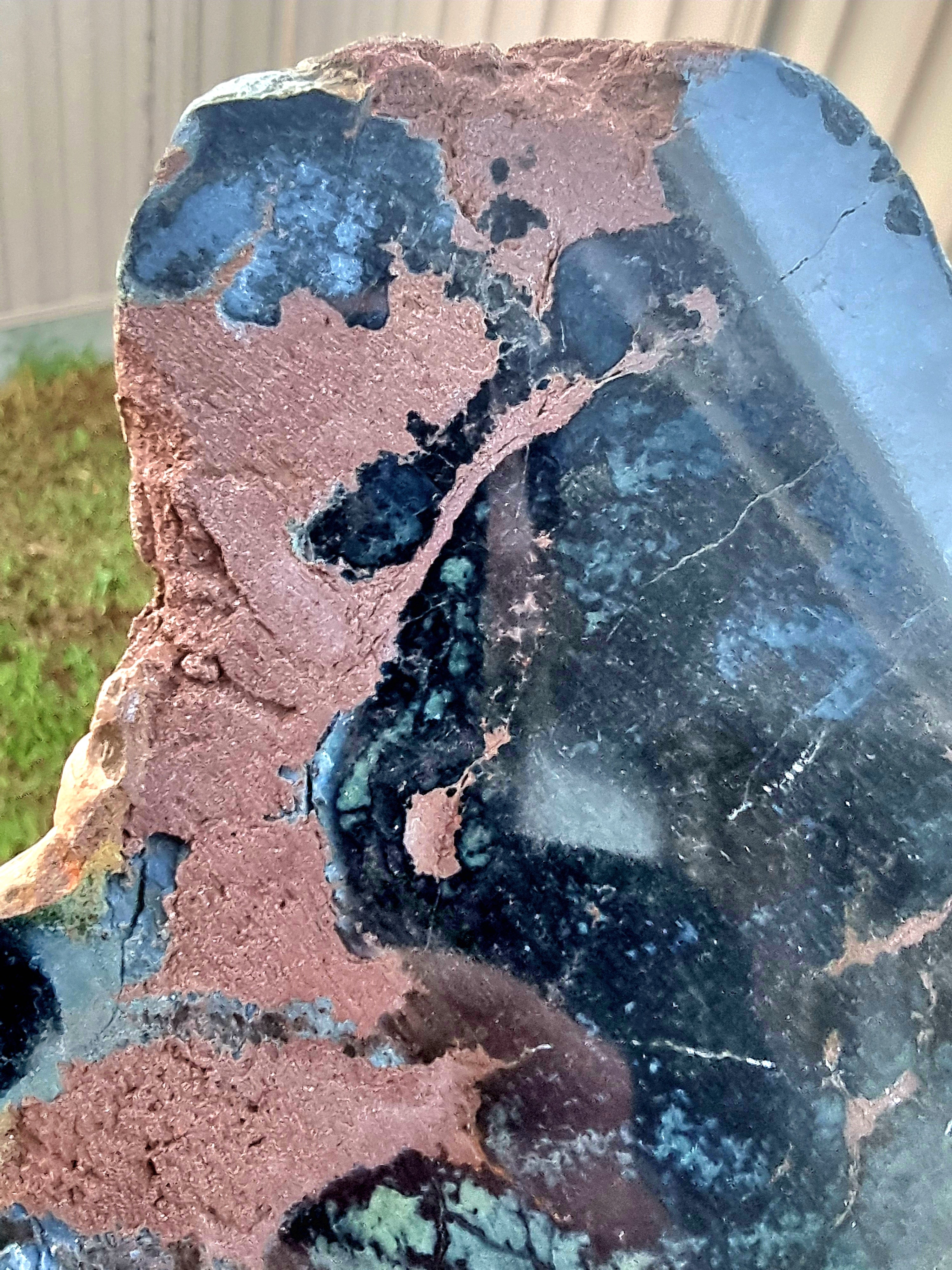 Vivianite Polished in Matrix