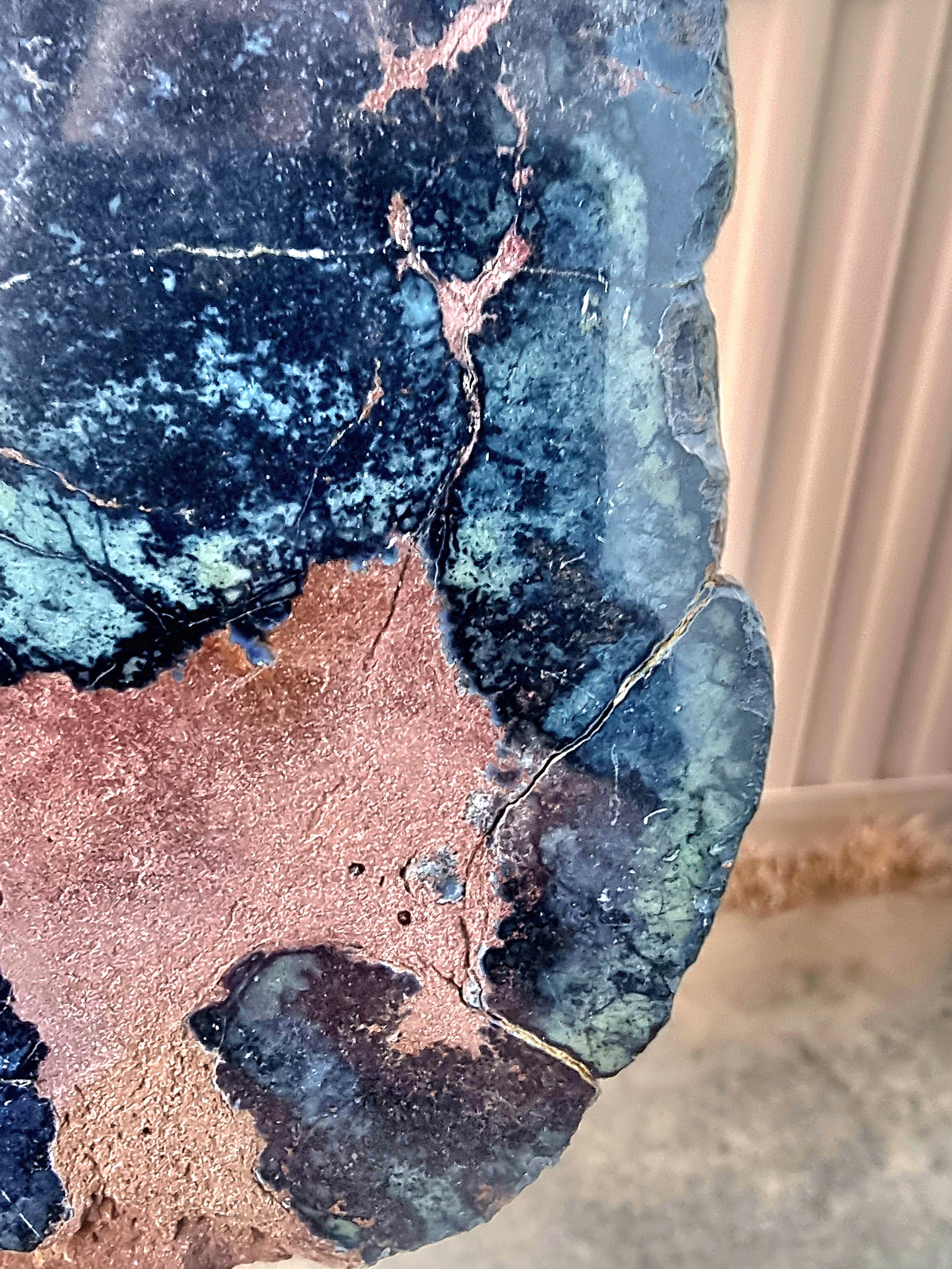 Vivianite Polished in Matrix