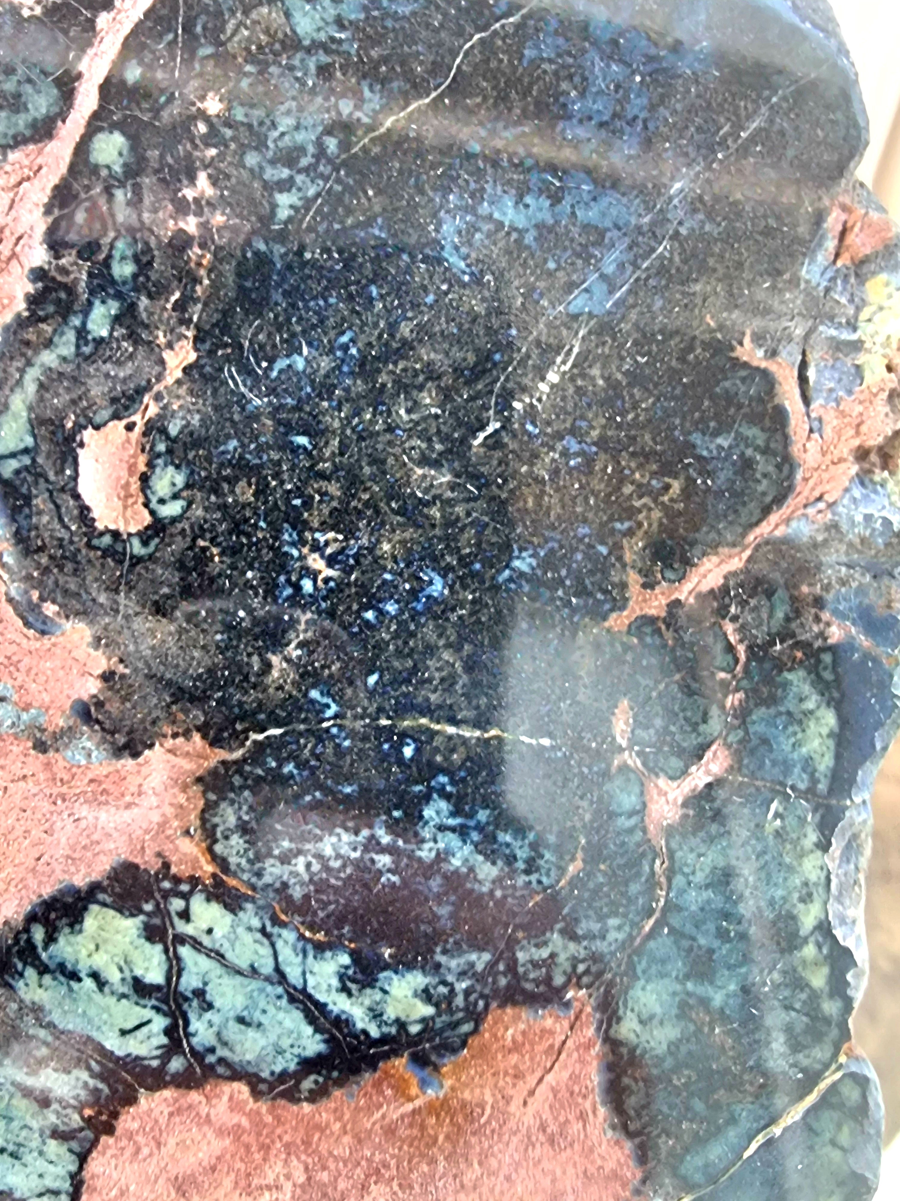 Vivianite Polished in Matrix