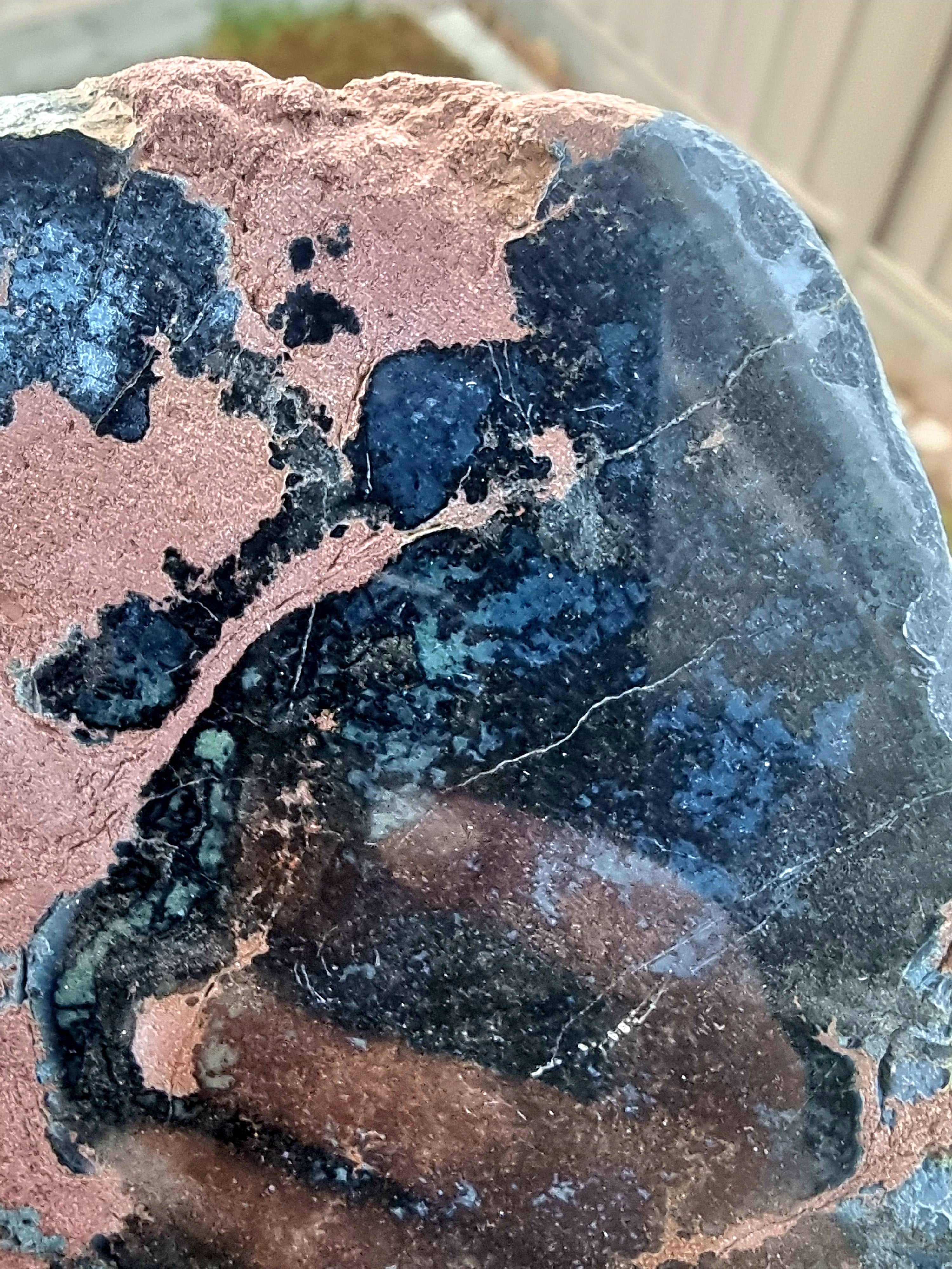 Vivianite Polished in Matrix