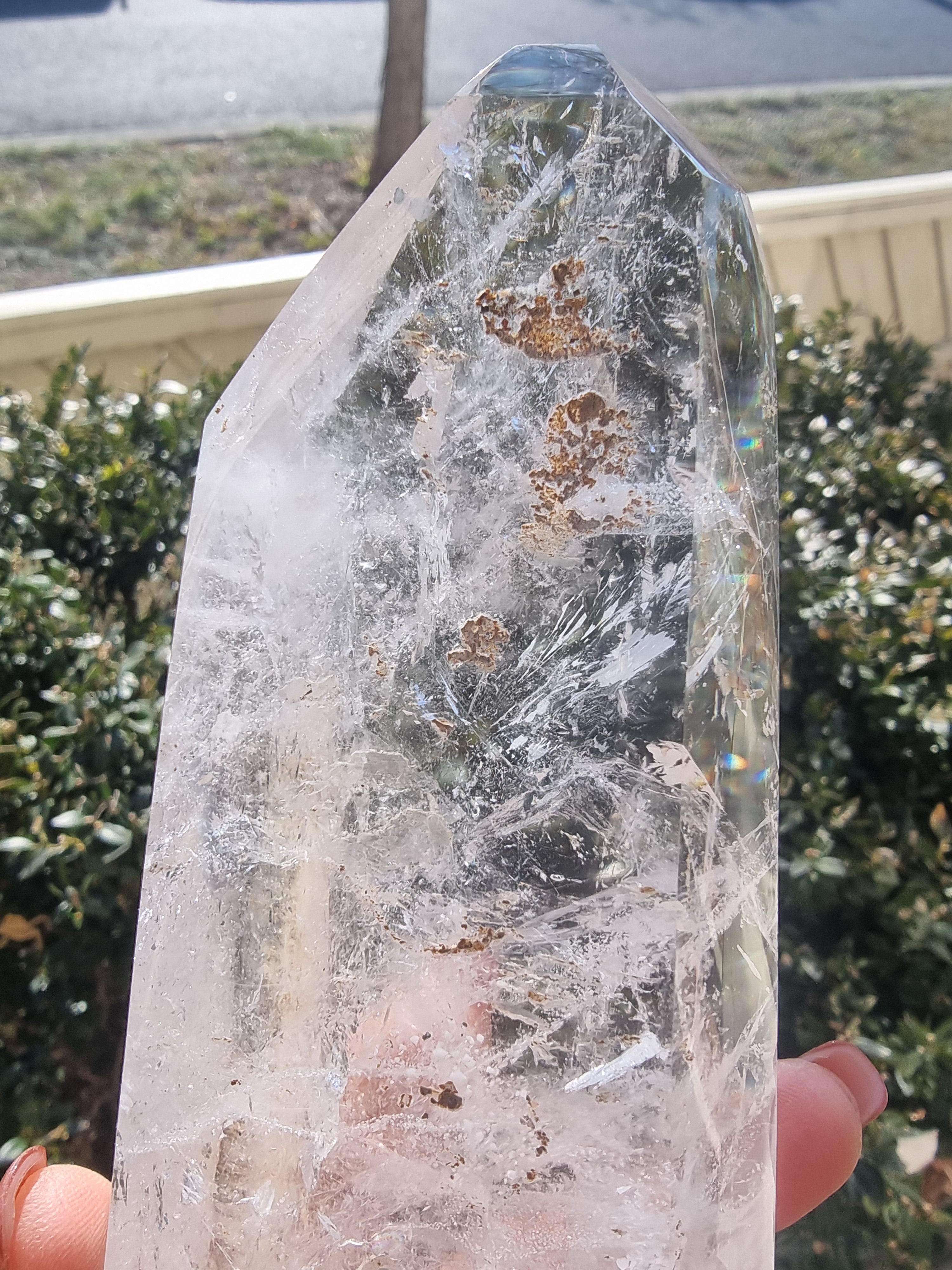 Clear Quartz Rough Tower