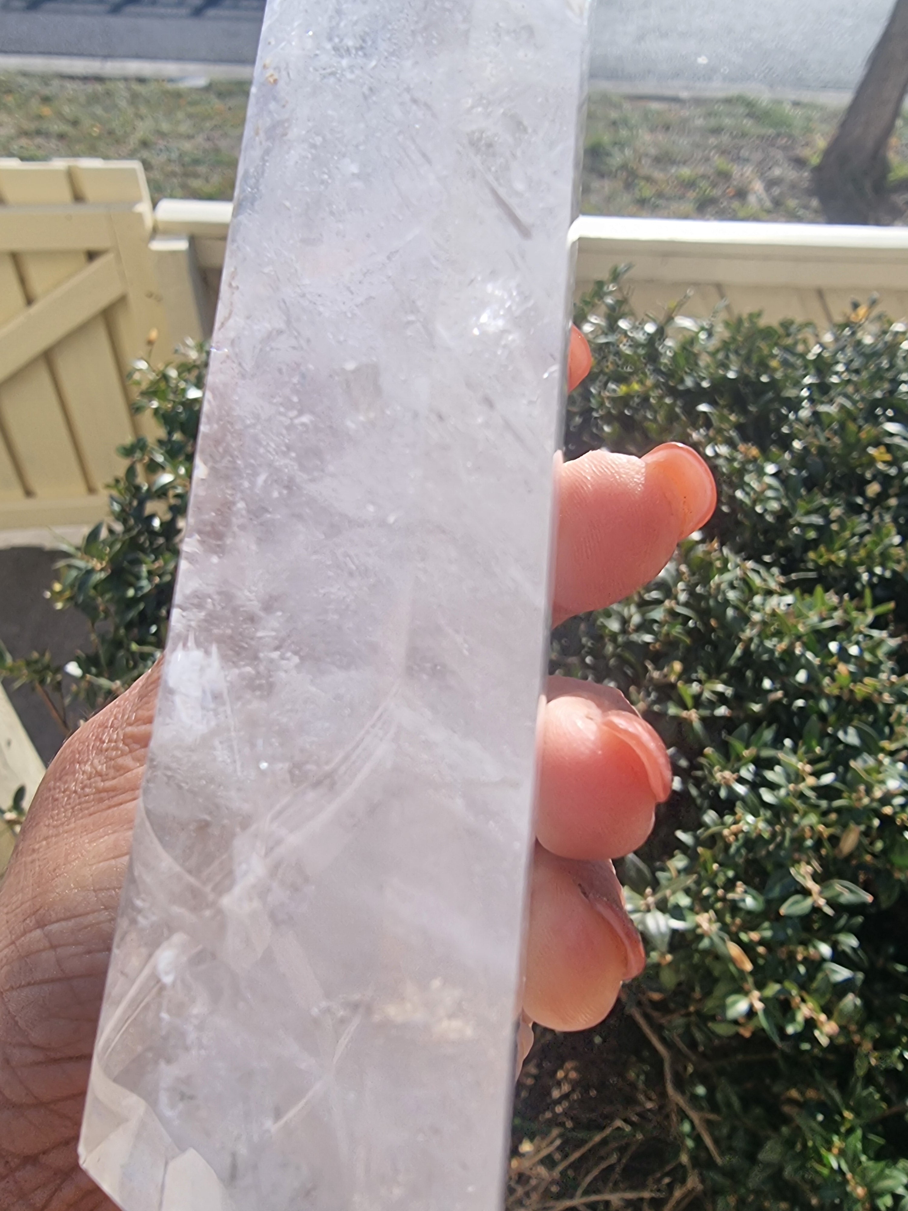 Clear Quartz Rough Tower