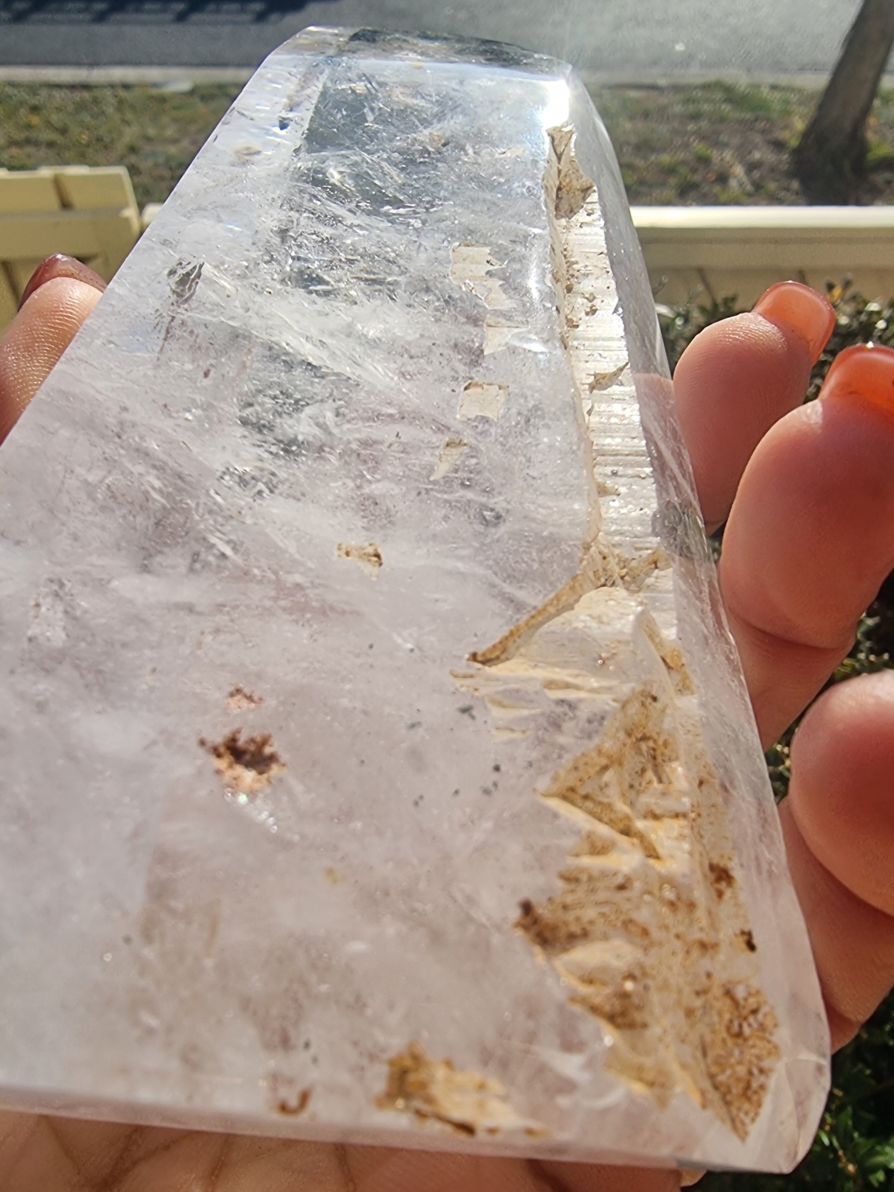 Clear Quartz Rough Tower