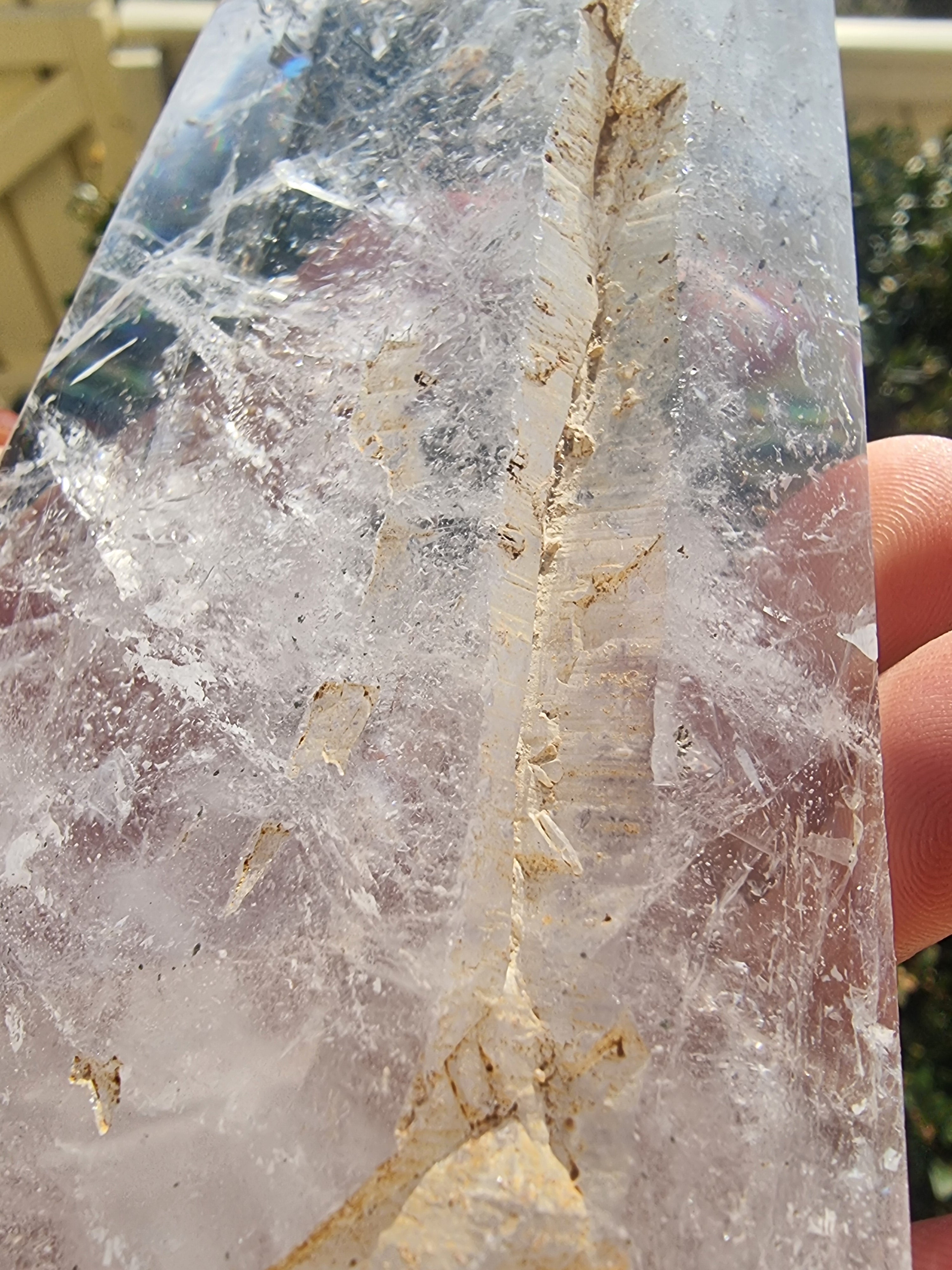 Clear Quartz Rough Tower