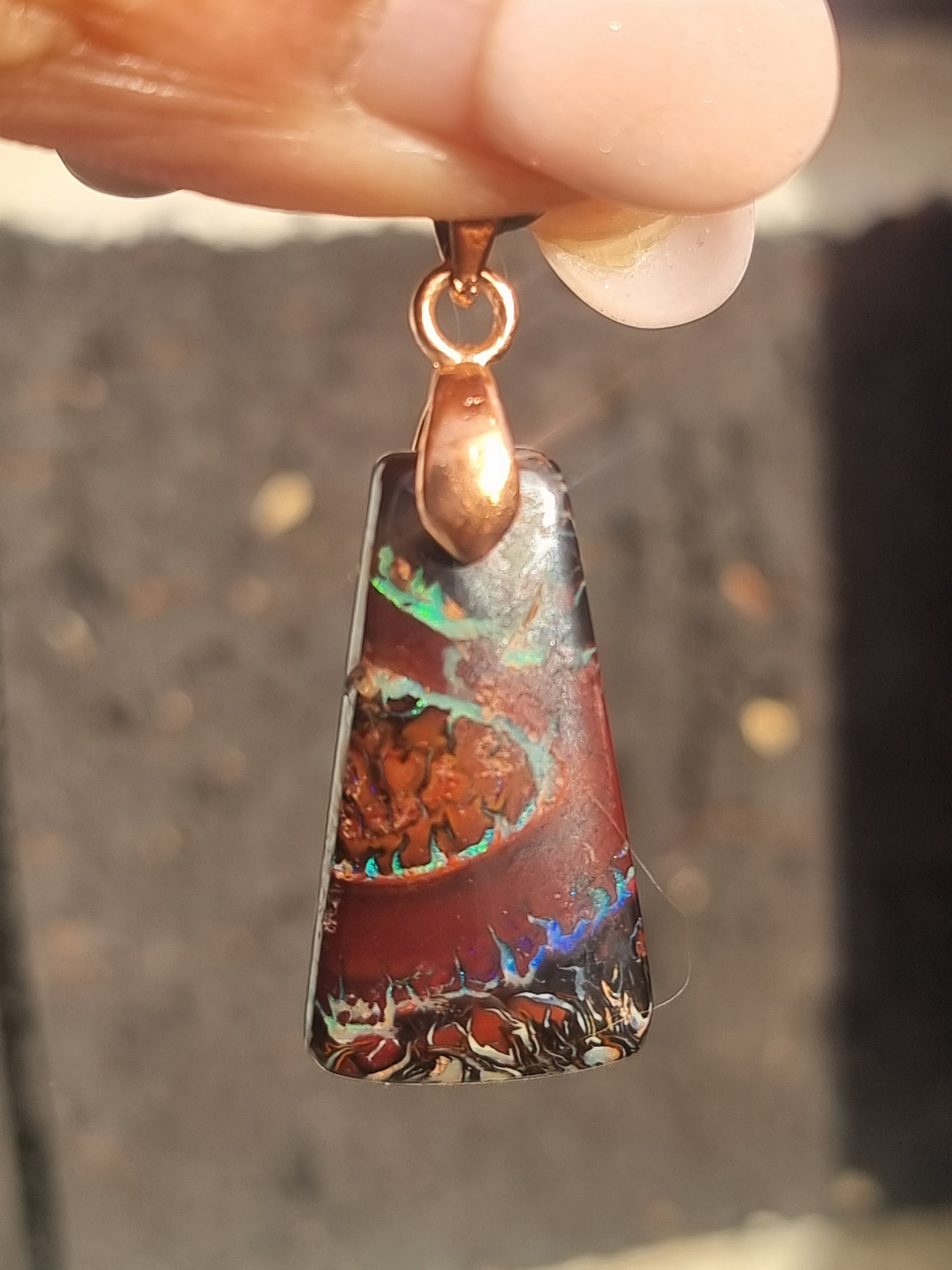 Boulder Opal pendant