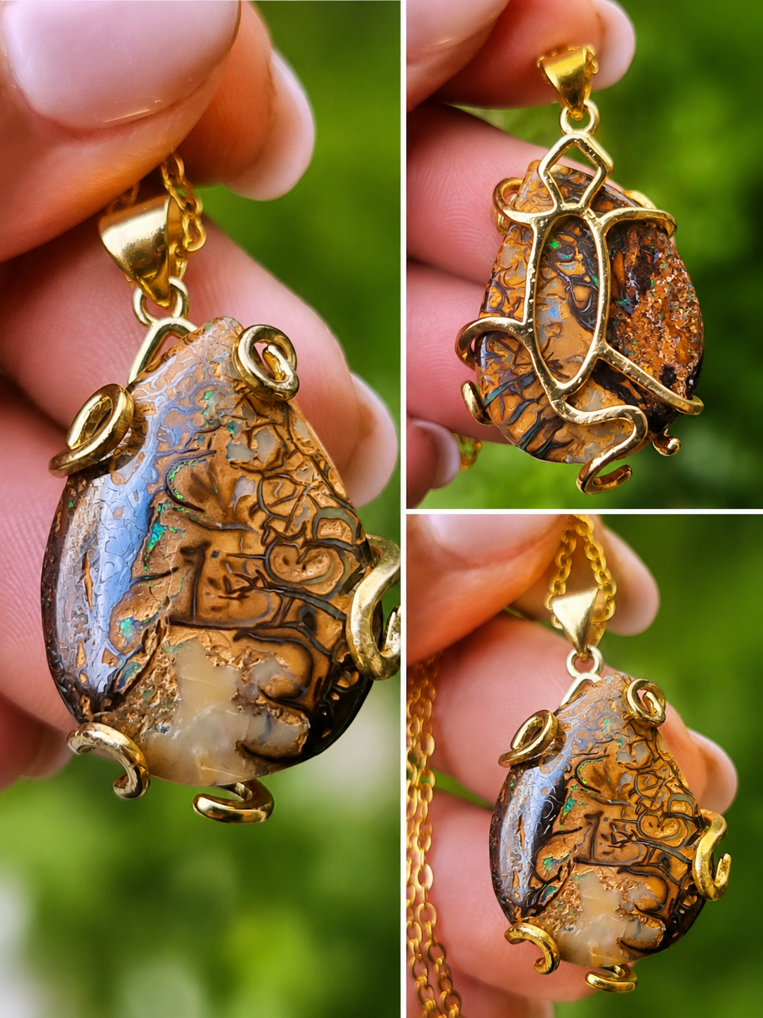Boulder Opal Pendant