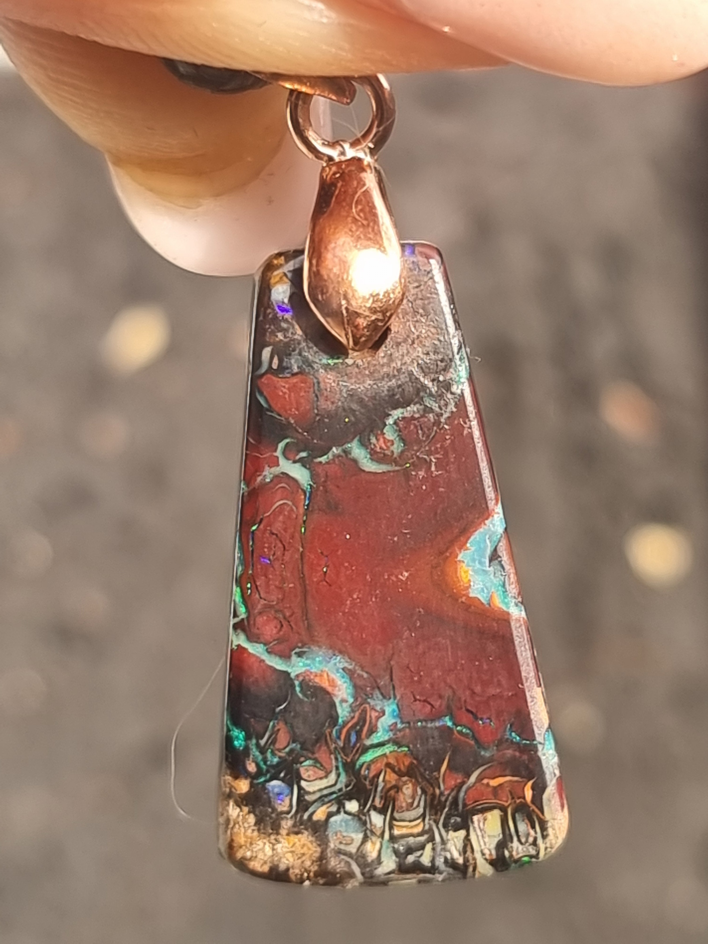 Boulder Opal pendant