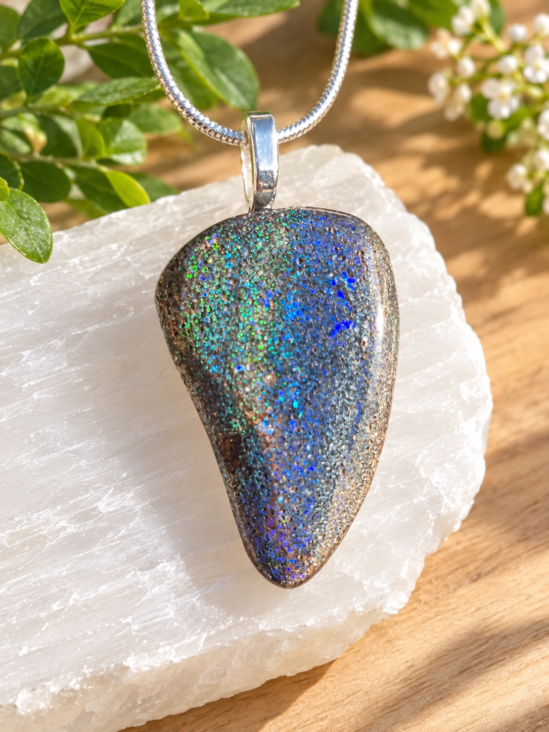 Boulder Opal Pendant