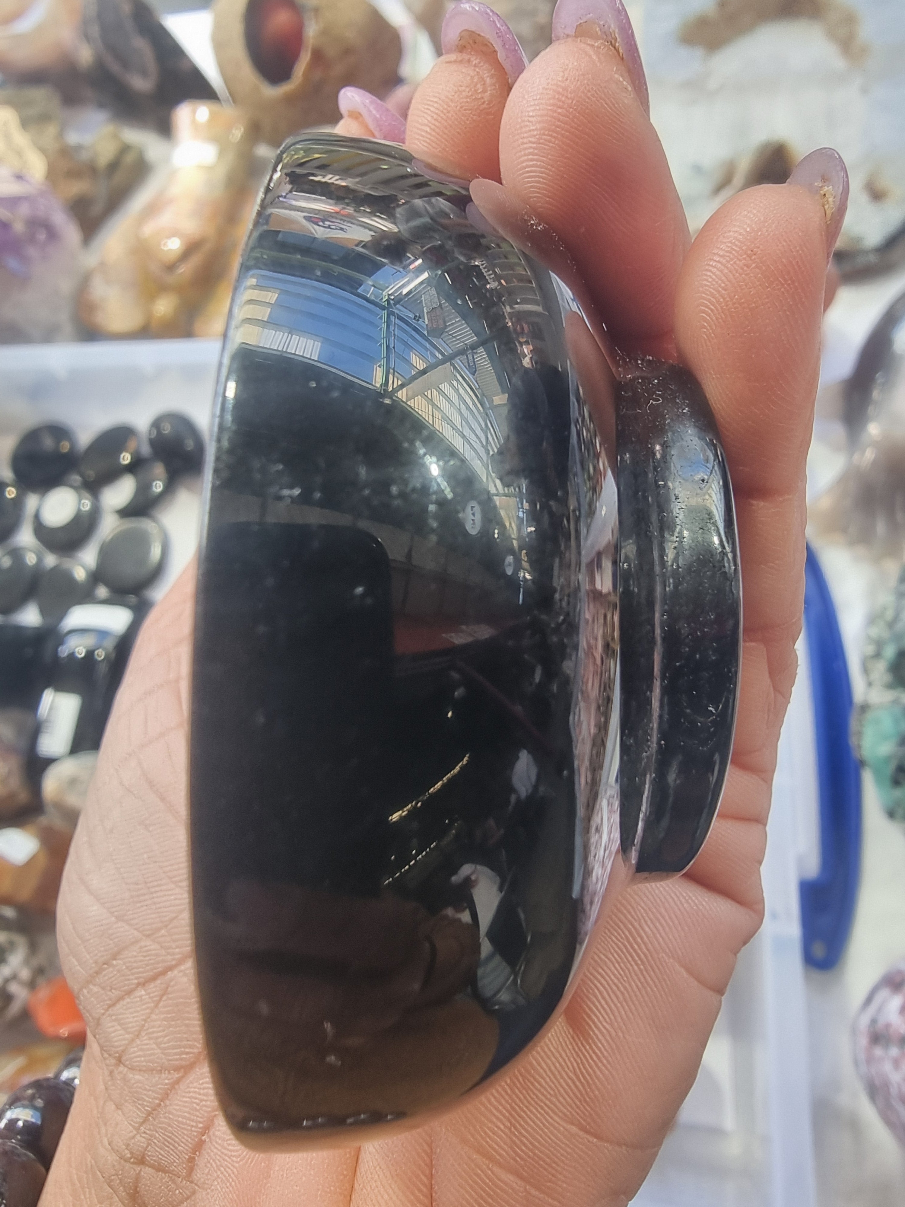 Black Obsidian Bowl