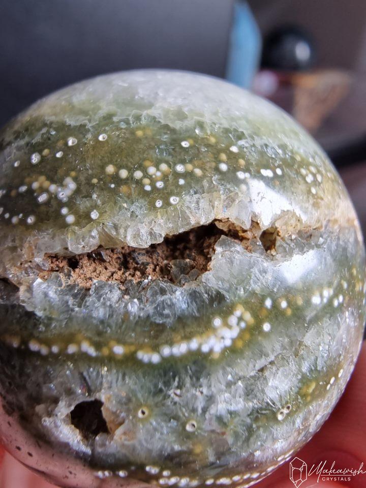 Stunning Ocean Jasper Sphere