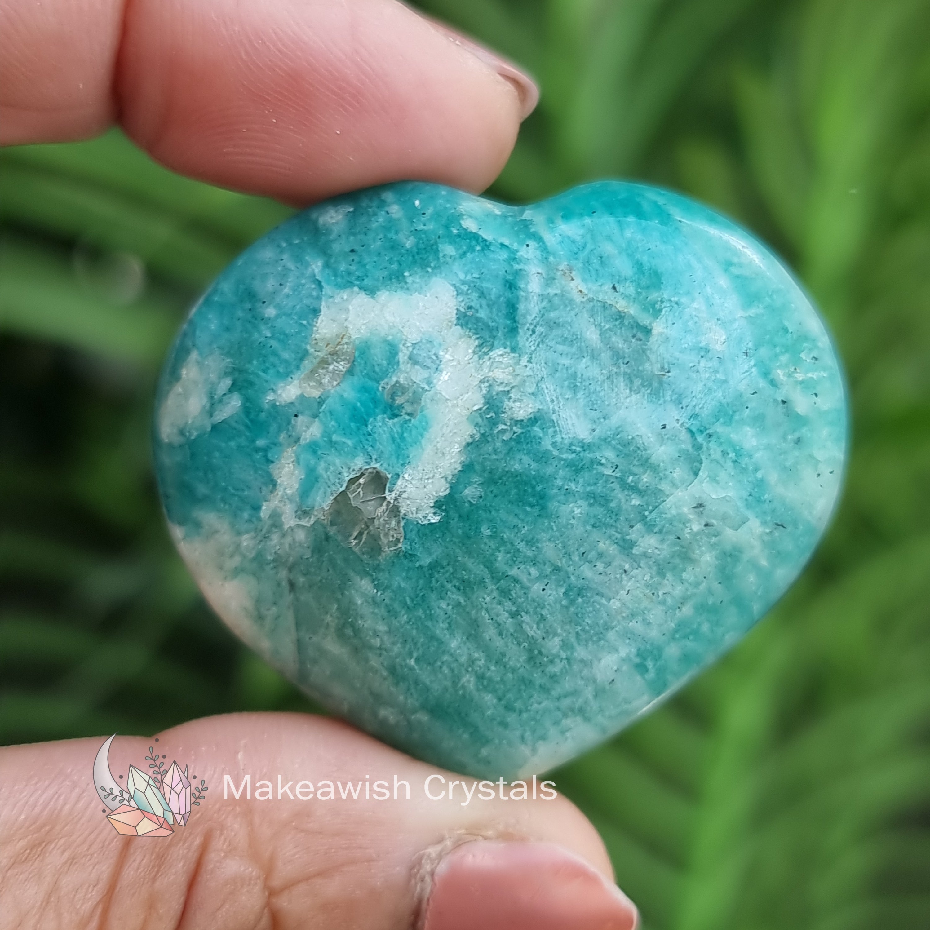 Amazonite Heart