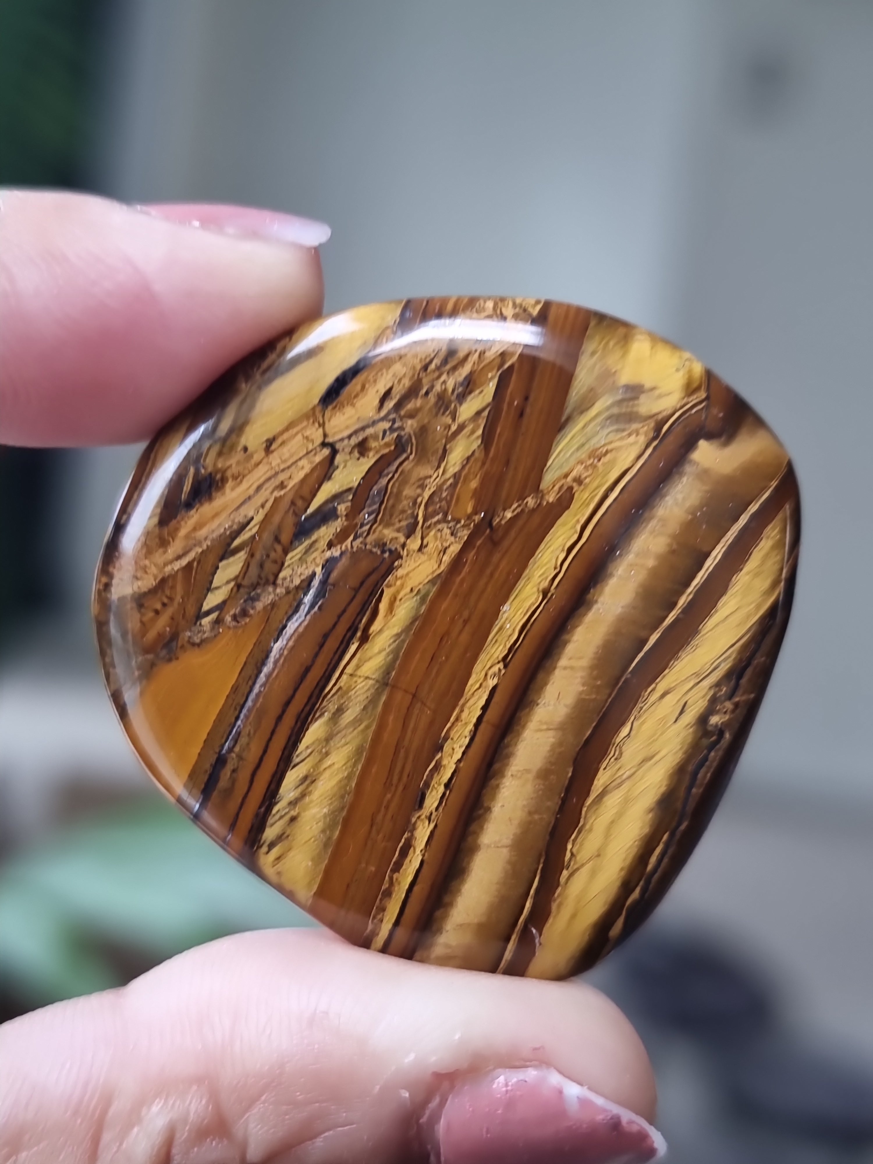 Tigers Eye Flatstone
