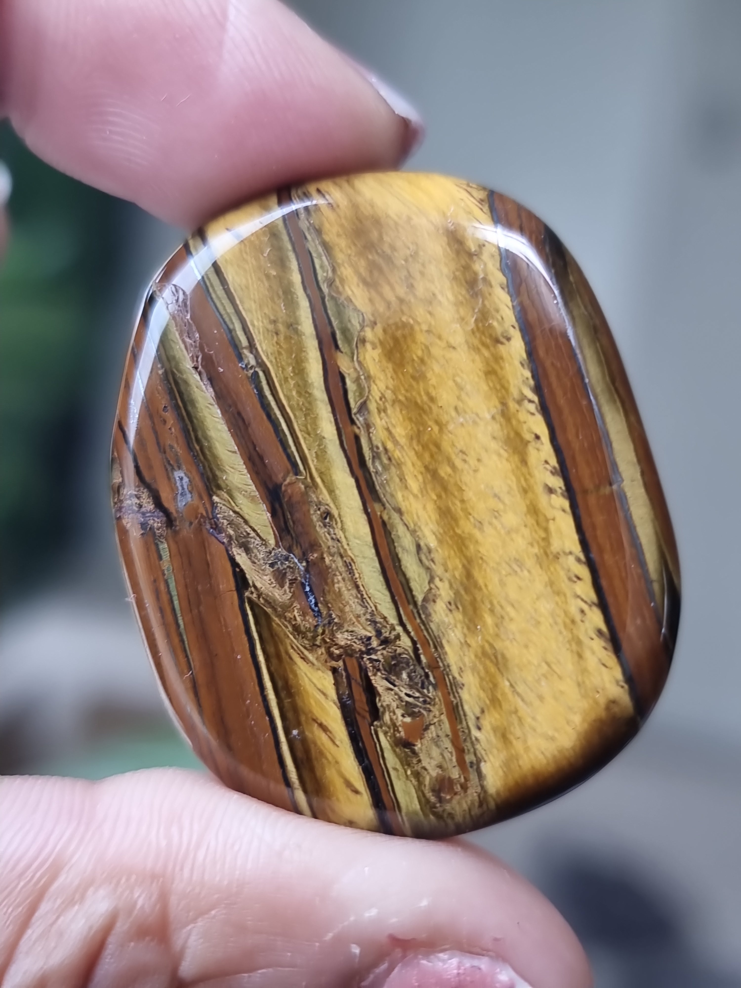 Tigers Eye Flatstone