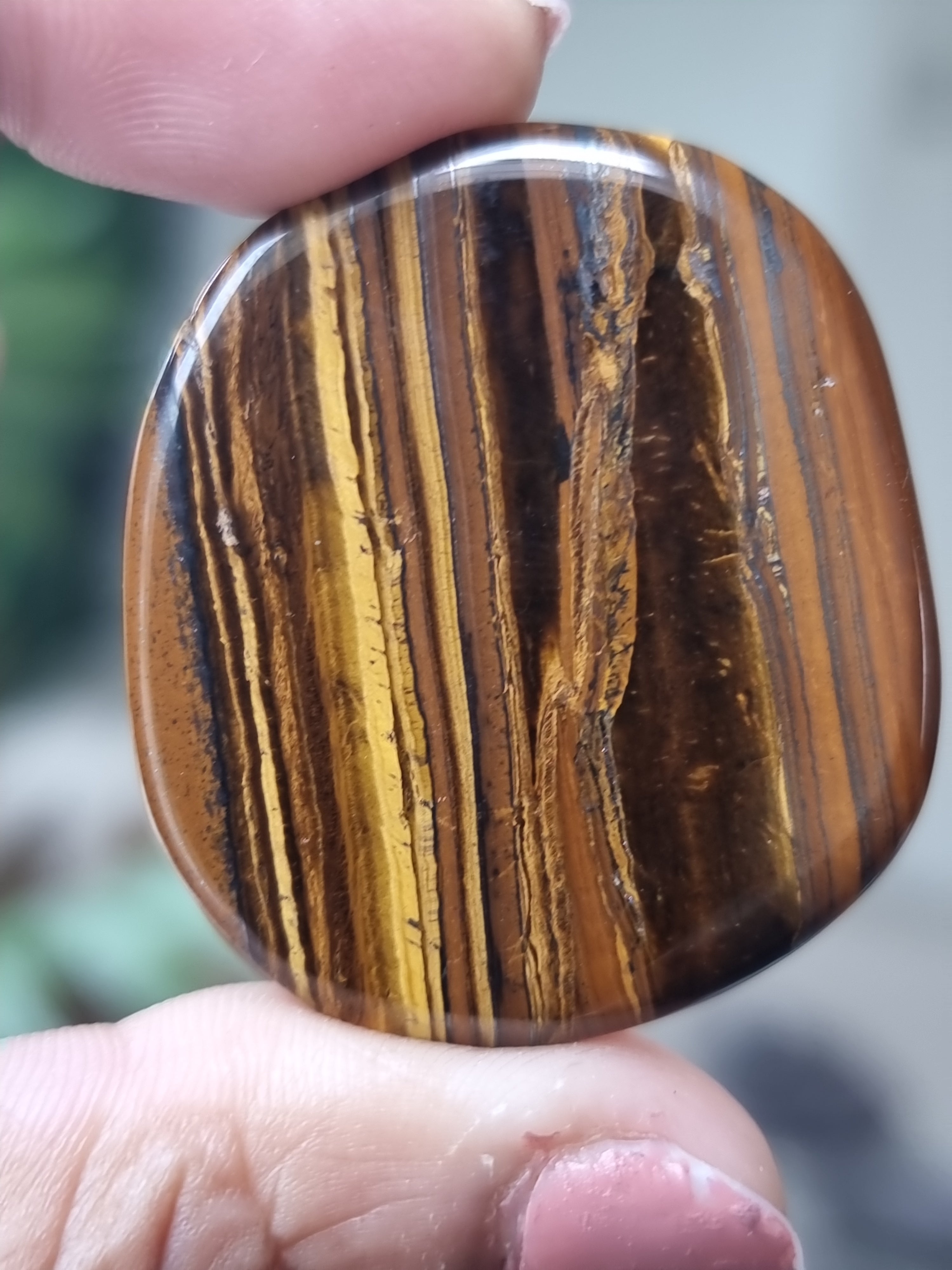 Tigers Eye Flatstone