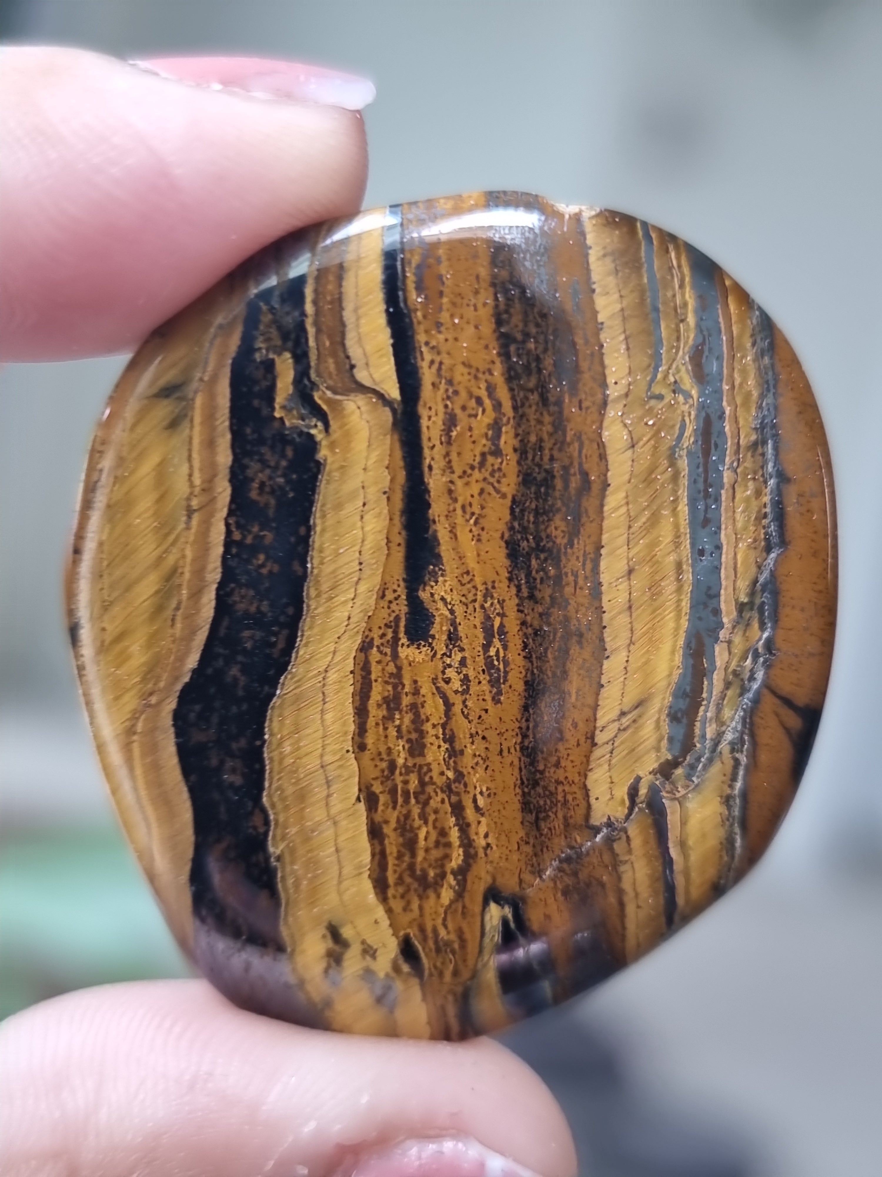 Tigers Eye Flatstone