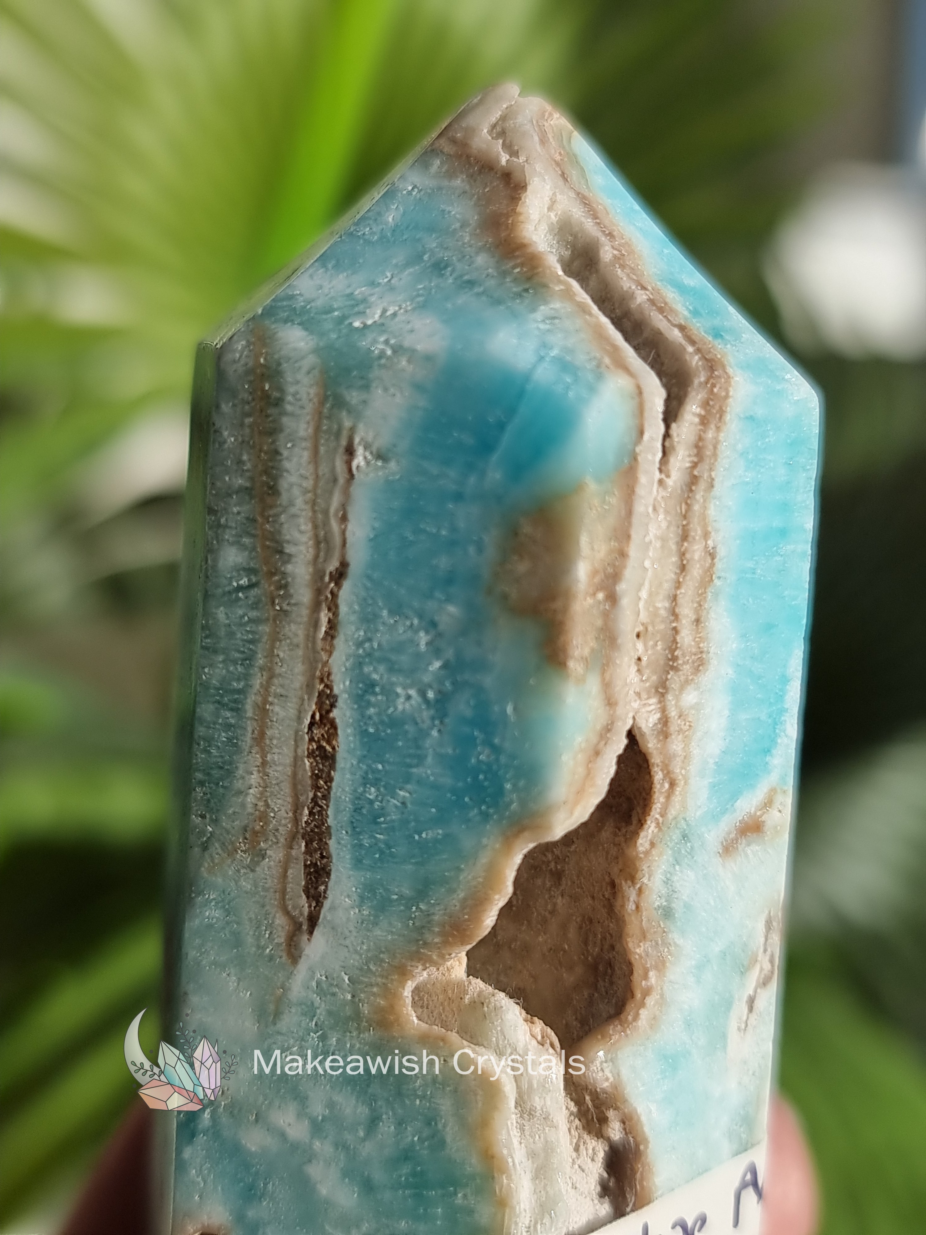 Blue Aragonite Point