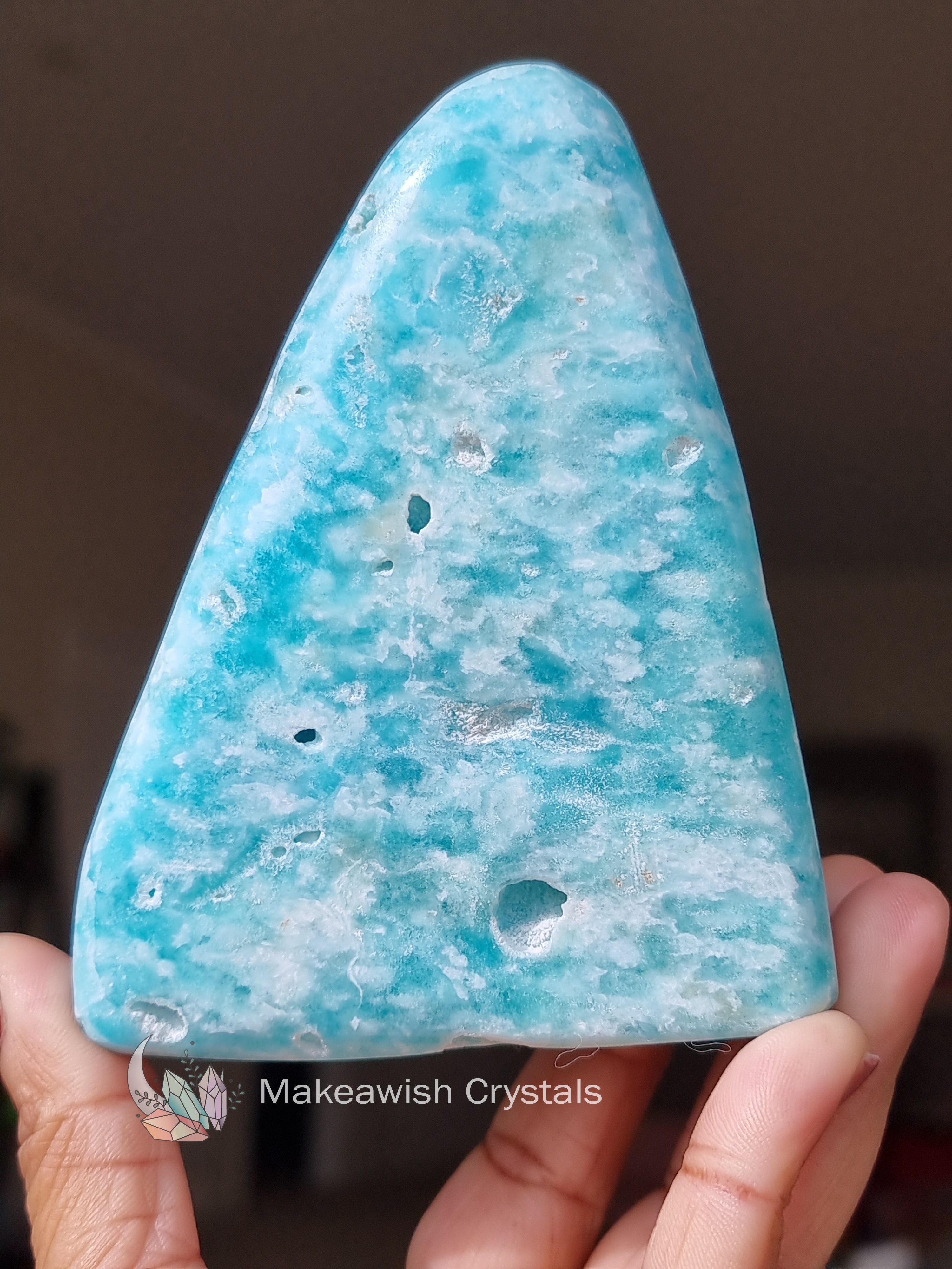 Blue Aragonite Freeform