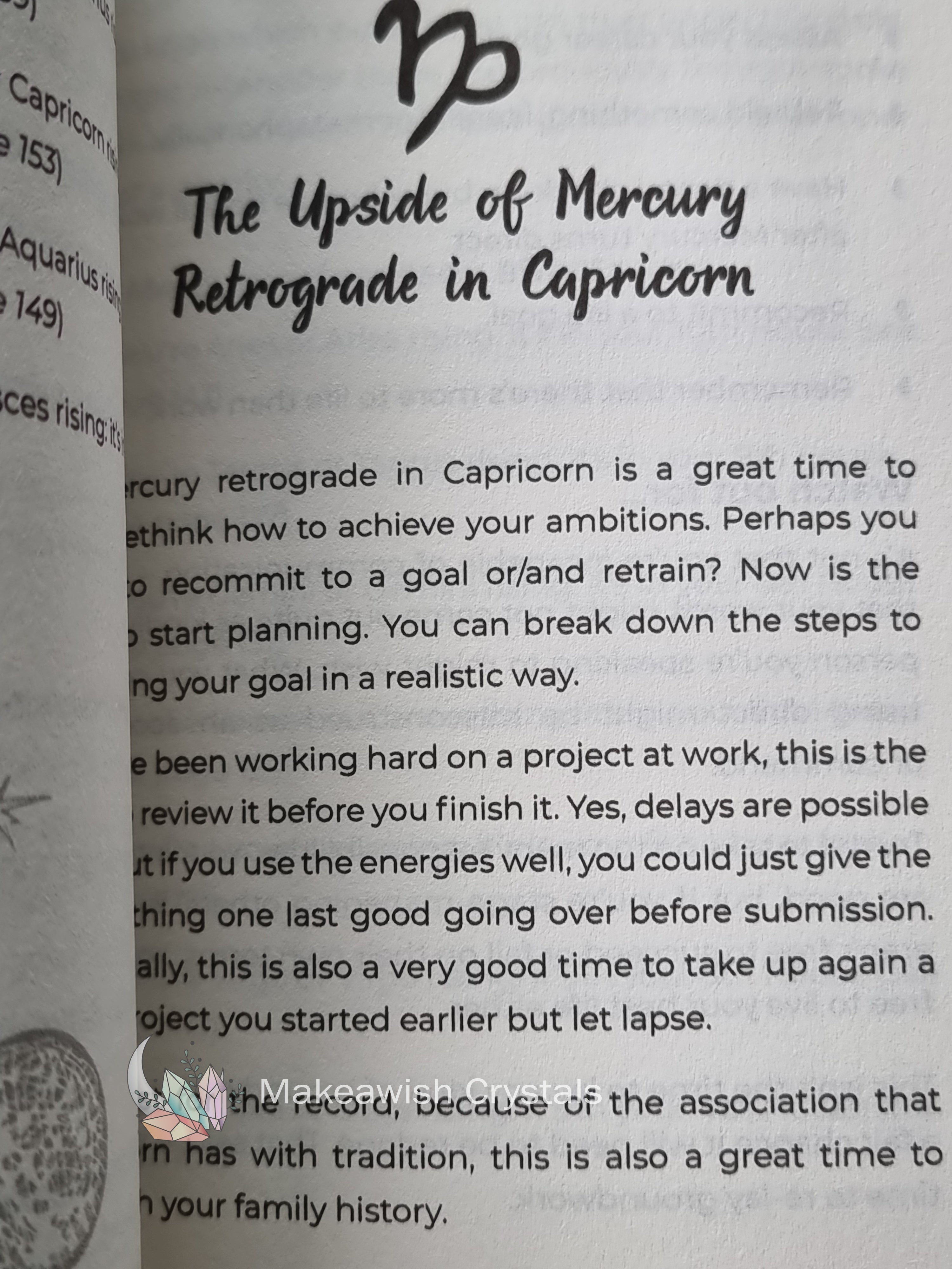 The Mercury Retrograde Book