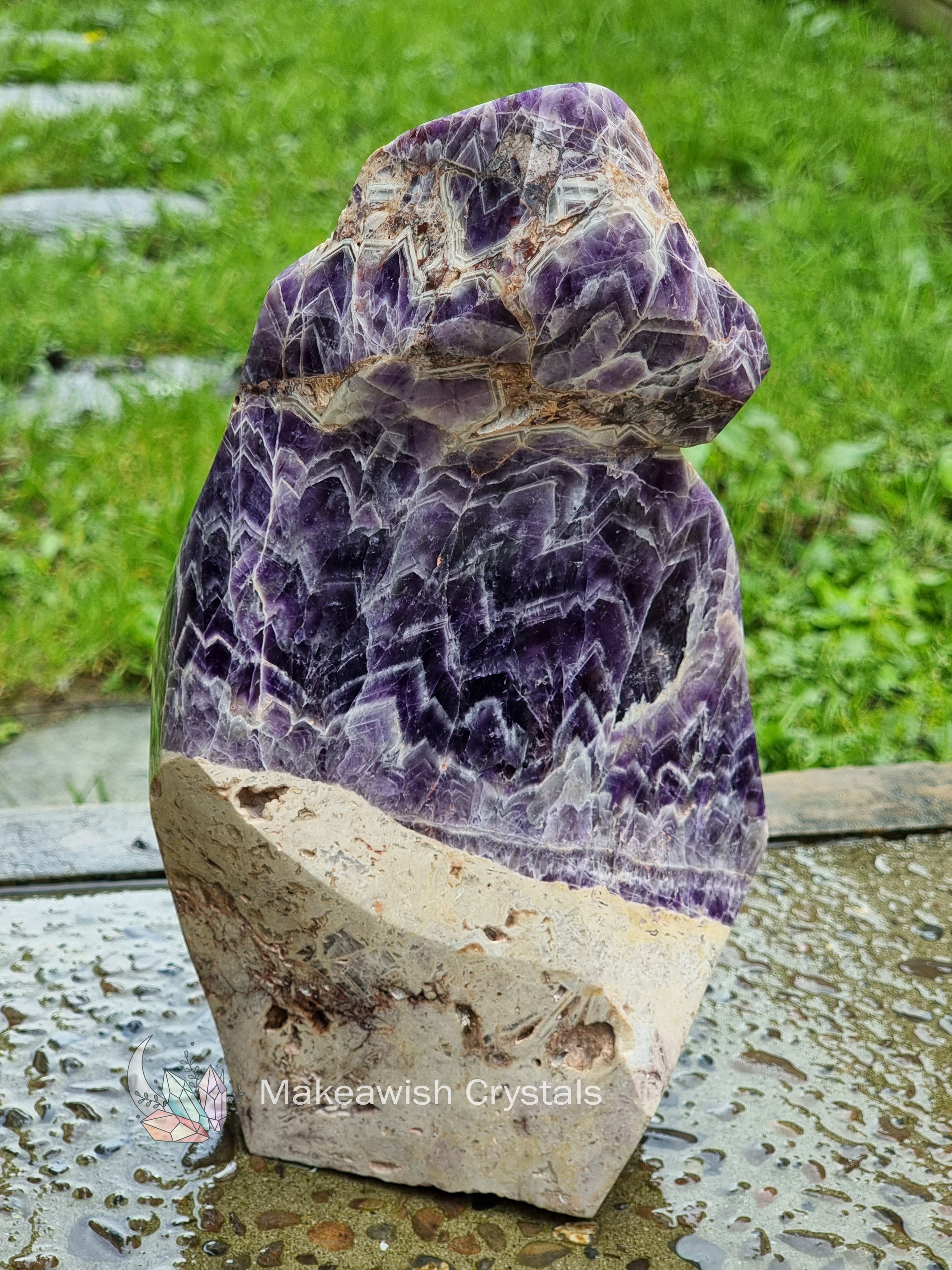 Chevron Amethyst Freeform