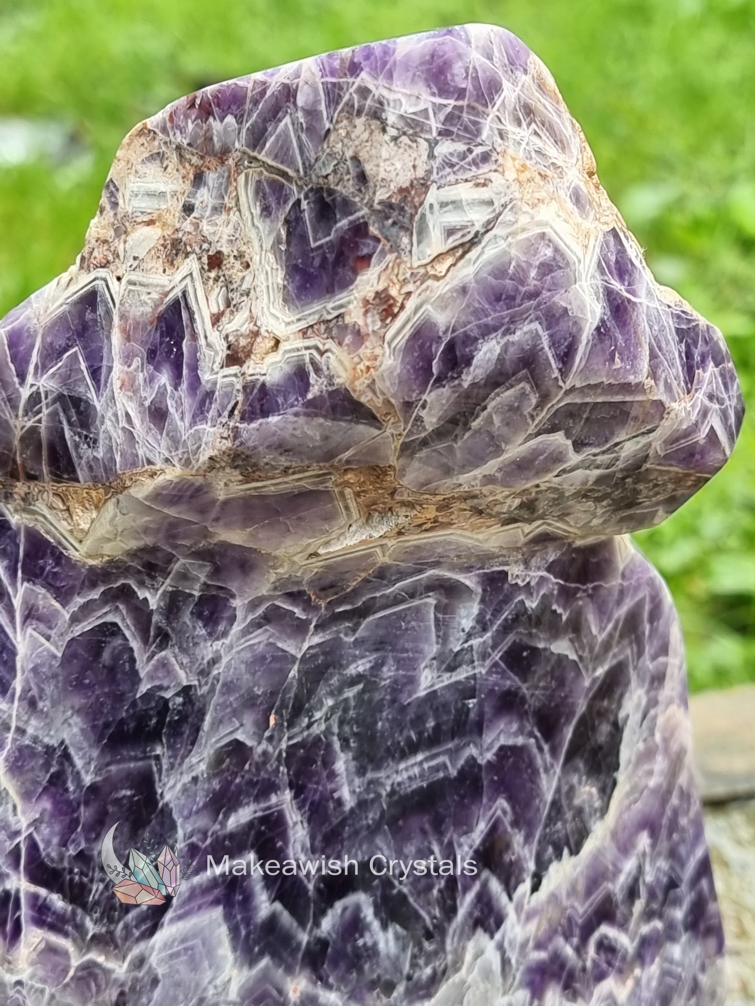 Chevron Amethyst Freeform