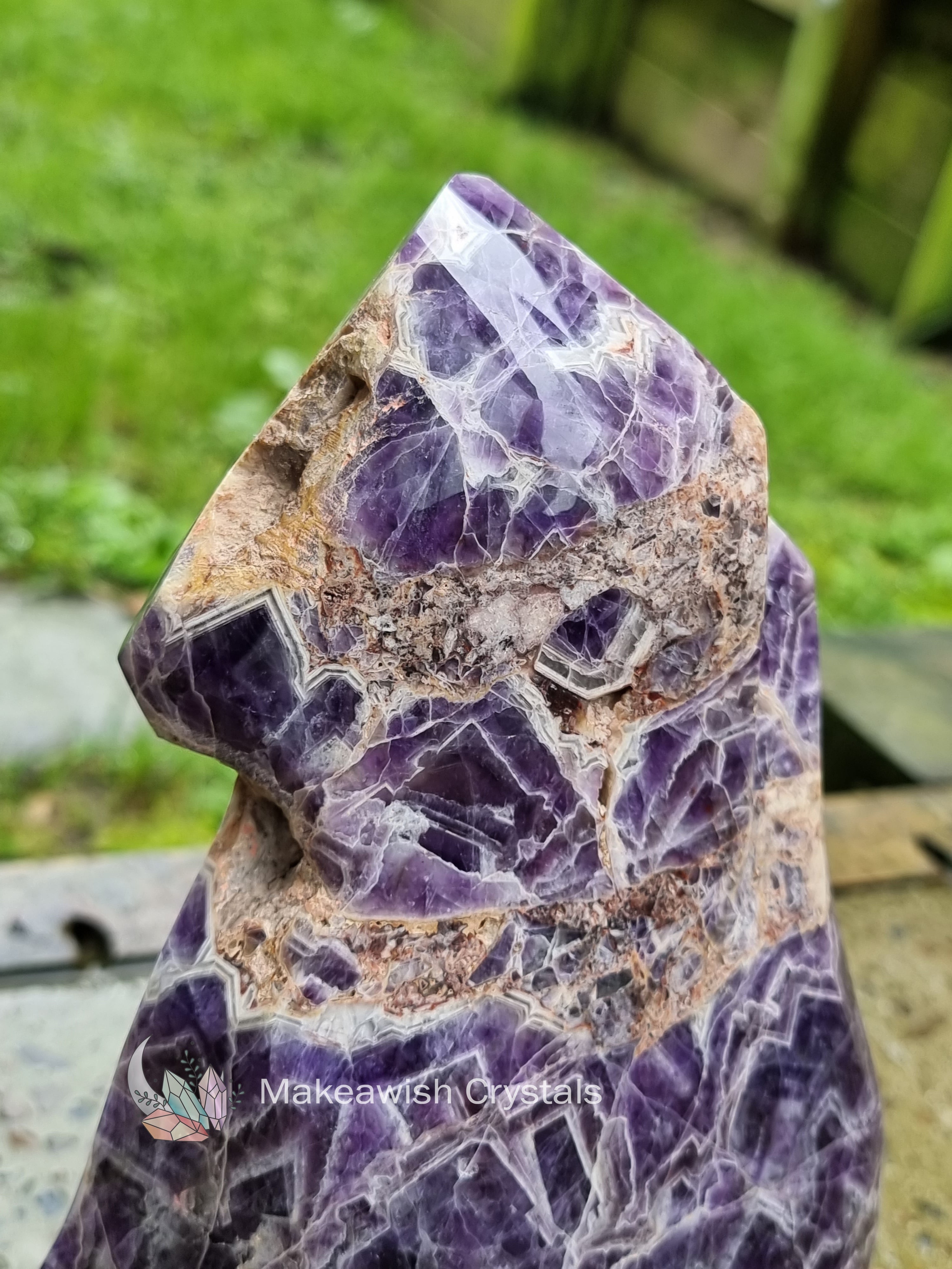 Chevron Amethyst Freeform