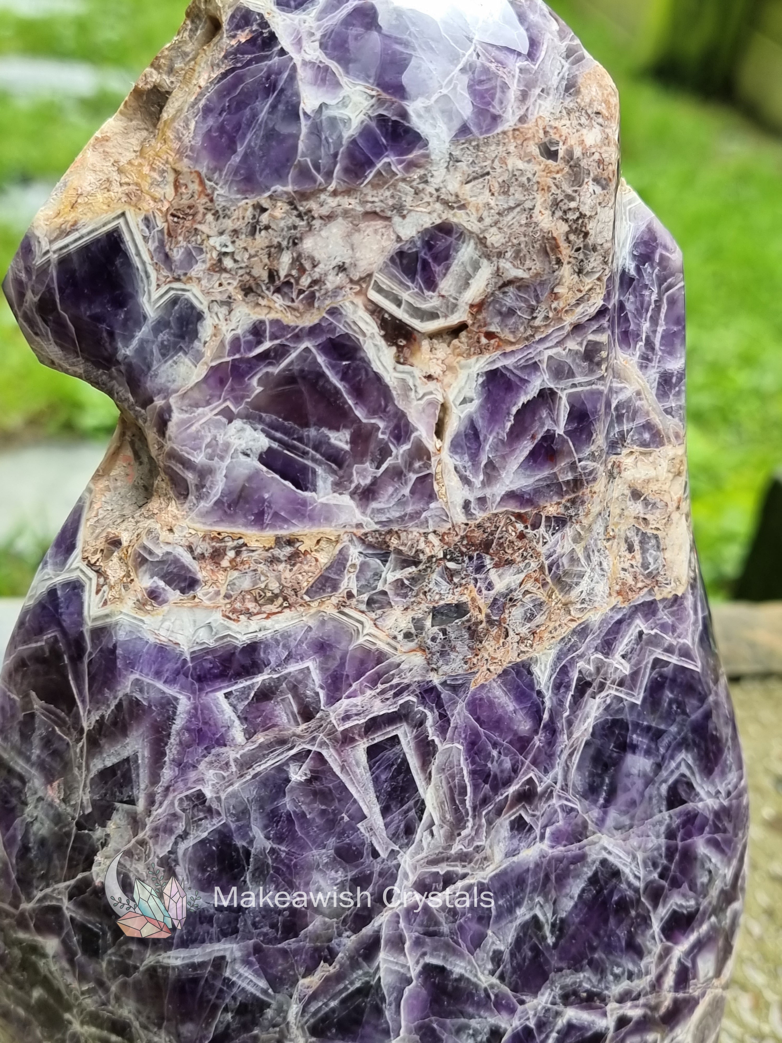 Chevron Amethyst Freeform